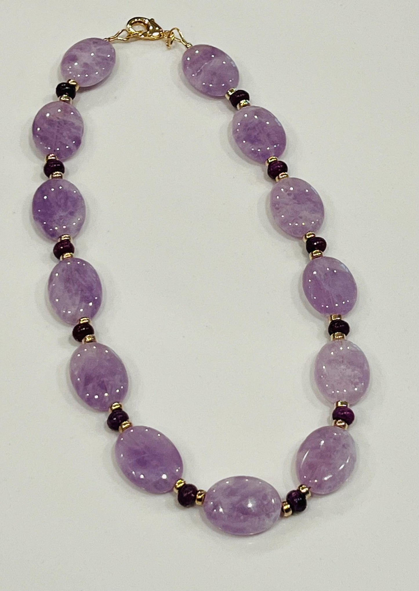 Amethyst Beaded Necklace