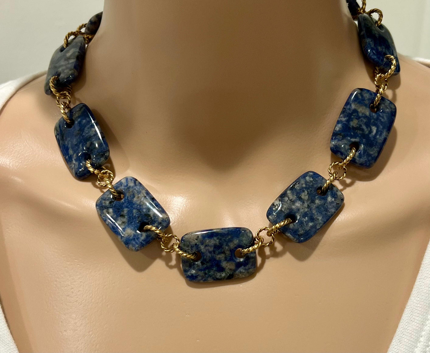 Sodalite Beaded Necklace