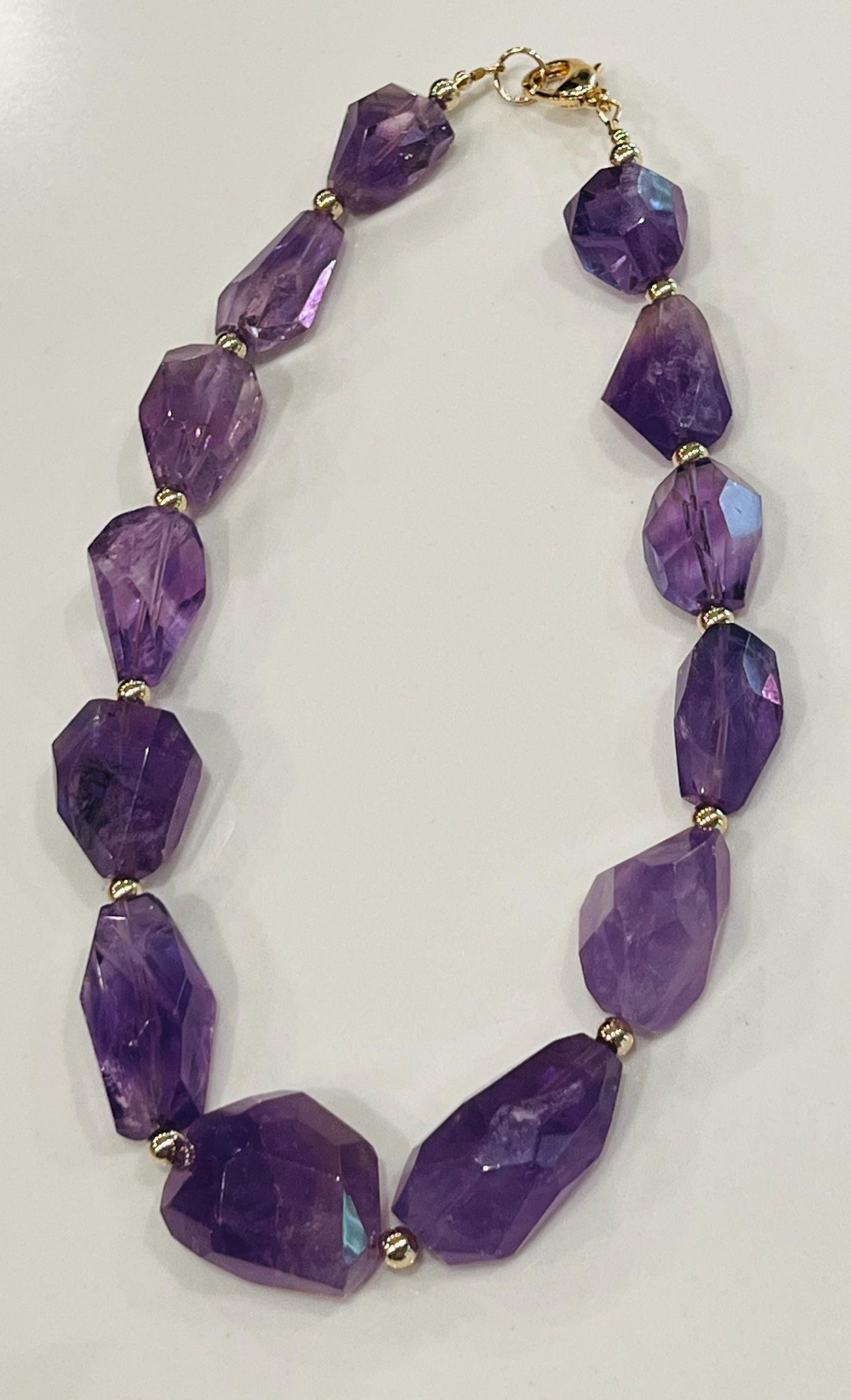 Amethyst Beaded Necklace