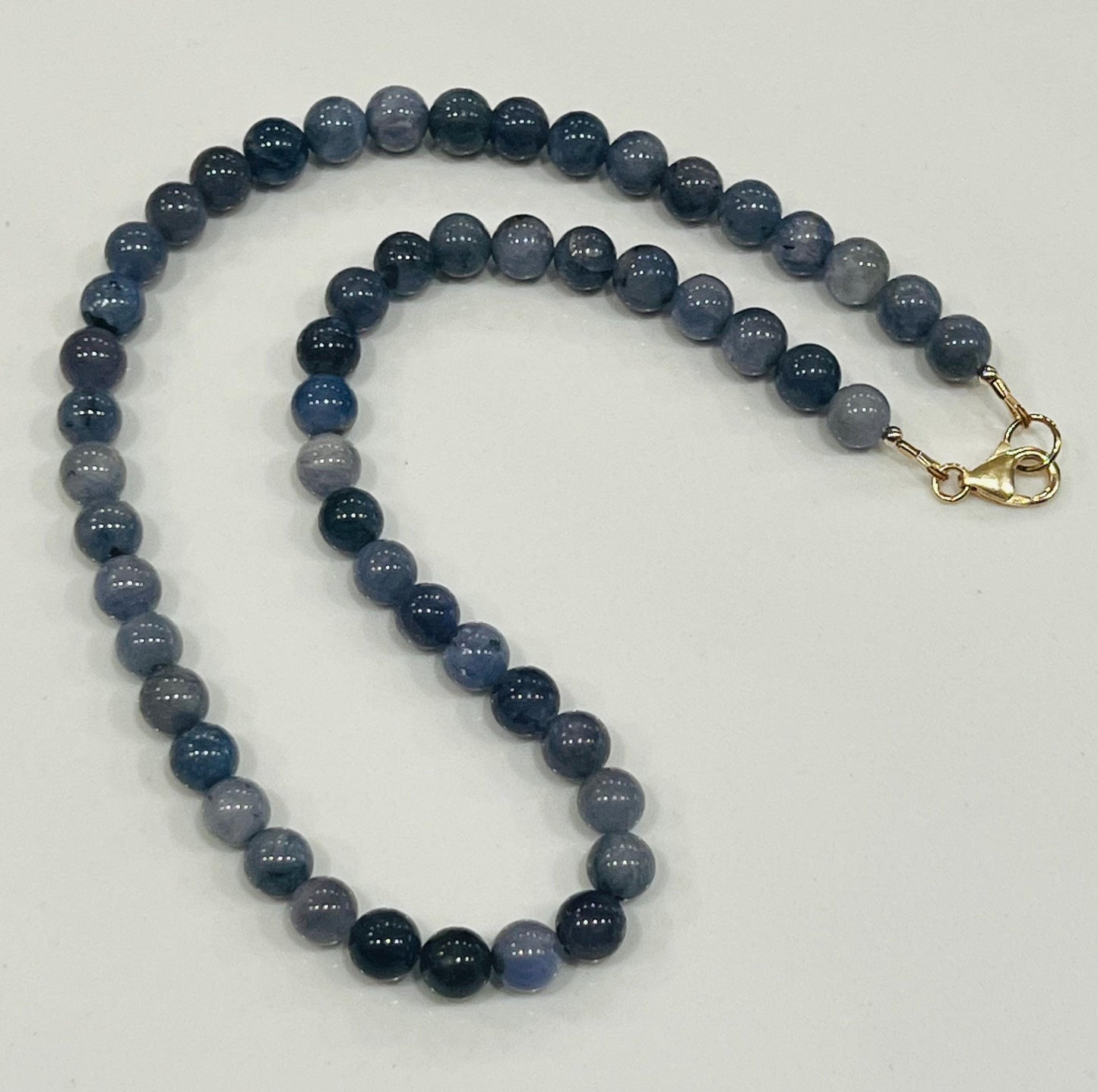 Tanzanite Beaded Necklace