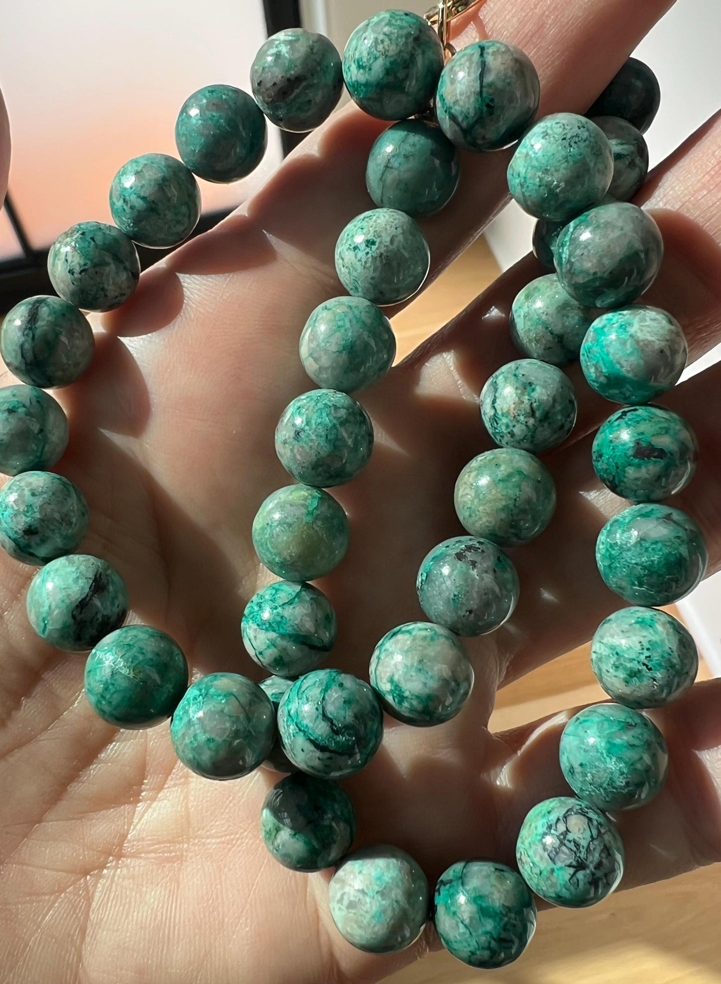 Azurite Beaded Necklace