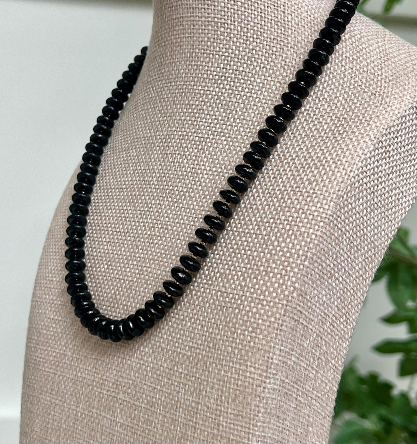 Shungite Beaded Necklace