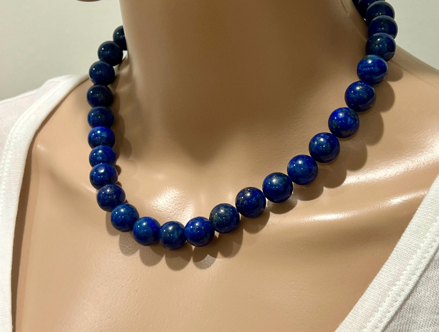 Lapis Beaded Necklace