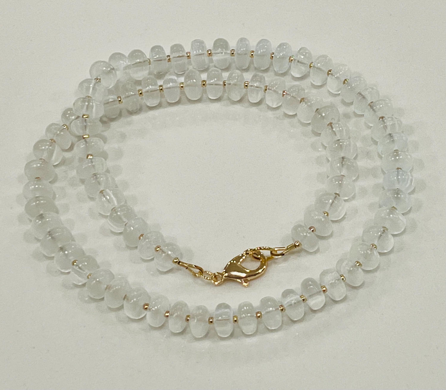Selenite Beaded Necklace