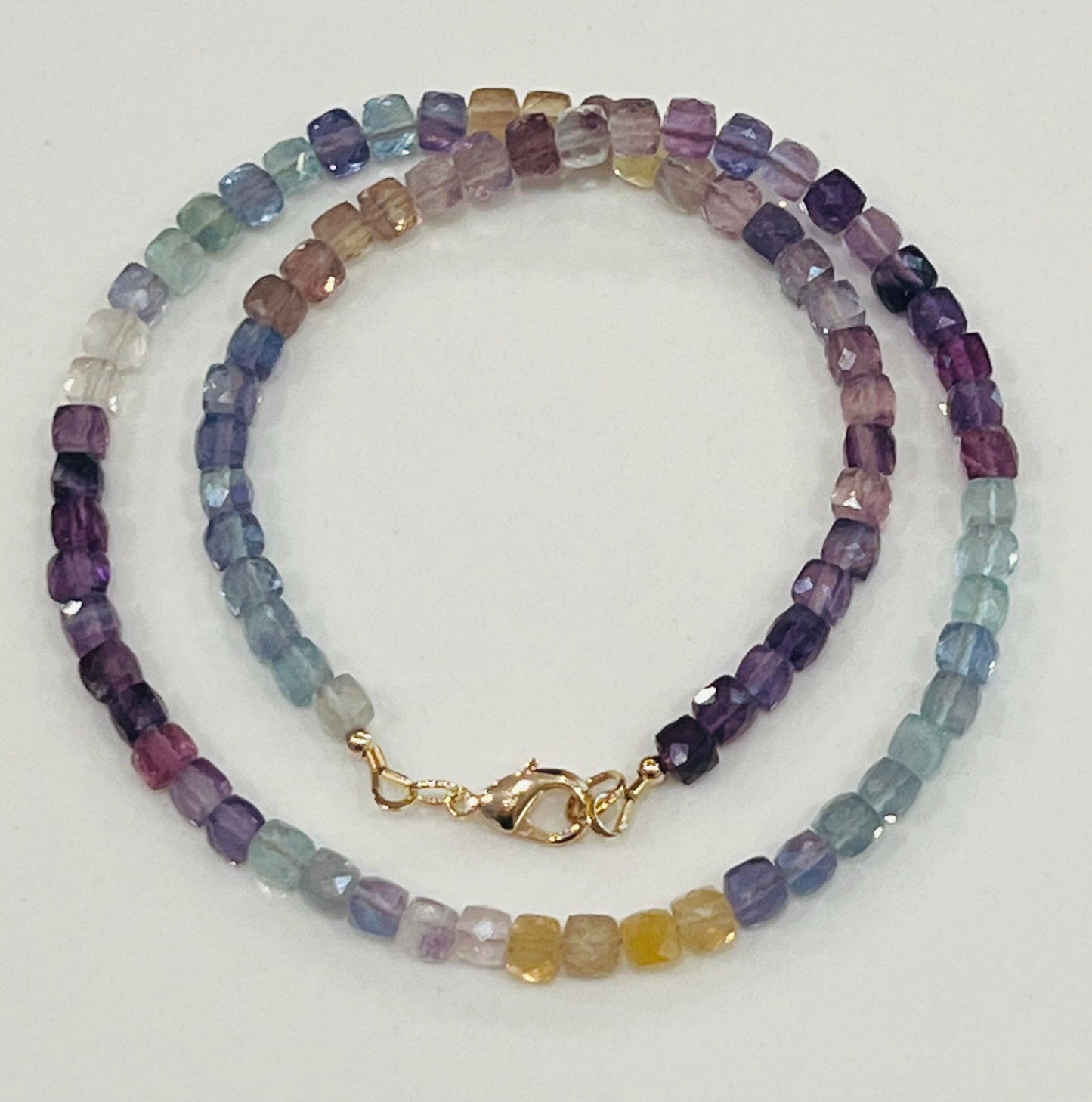 Fluorite Beaded Necklace