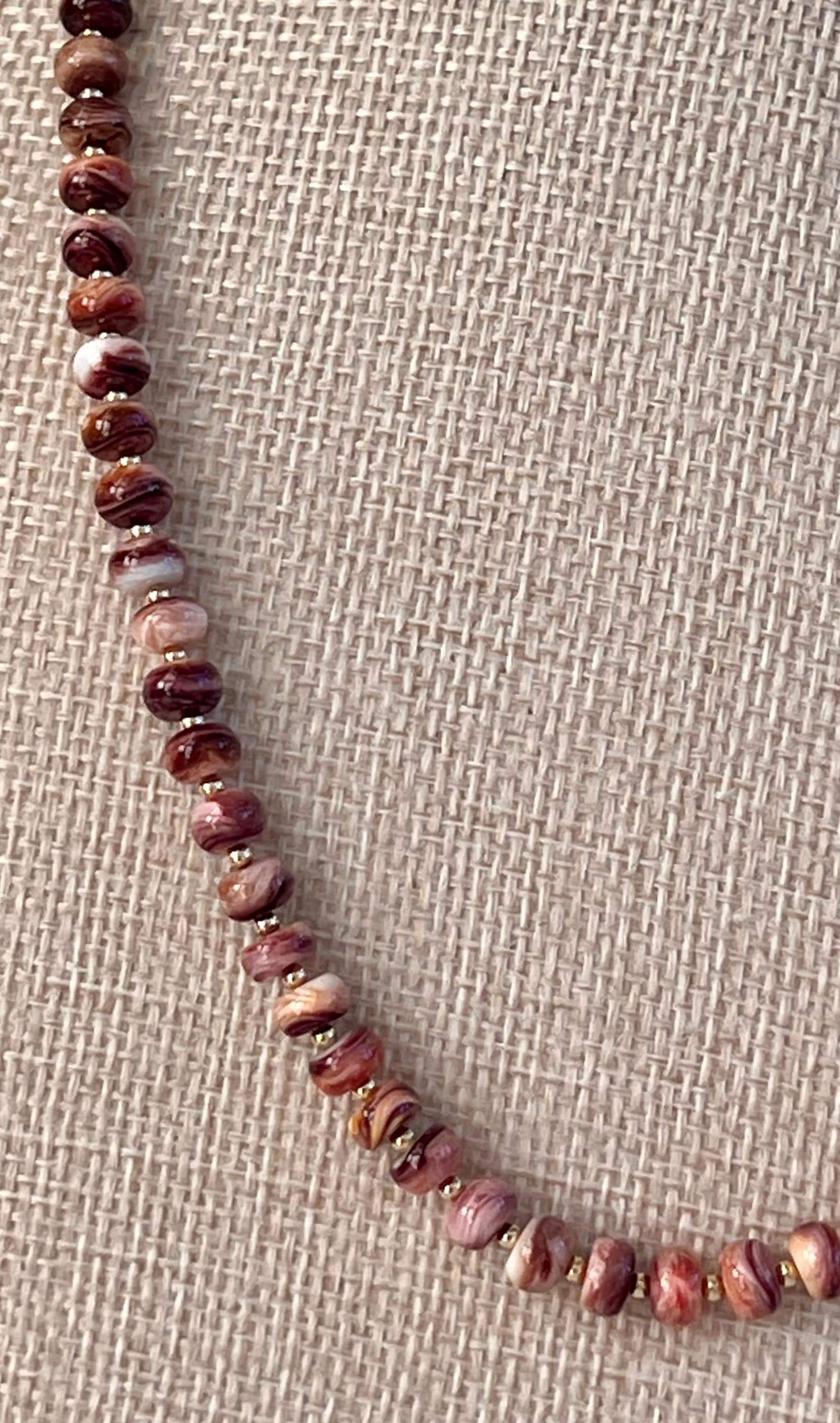 Spiny Oyster Beaded Necklace