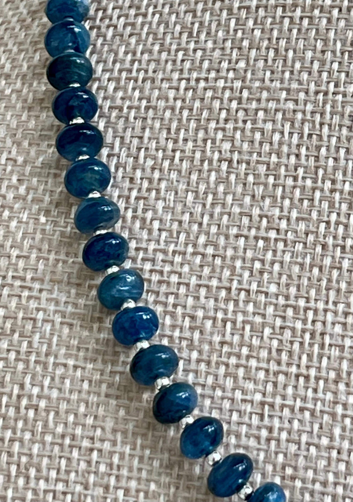 Kyanite Beaded Necklace
