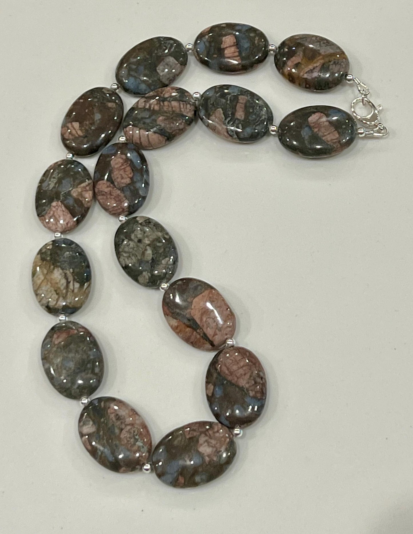 Gray Opal Beaded Necklace