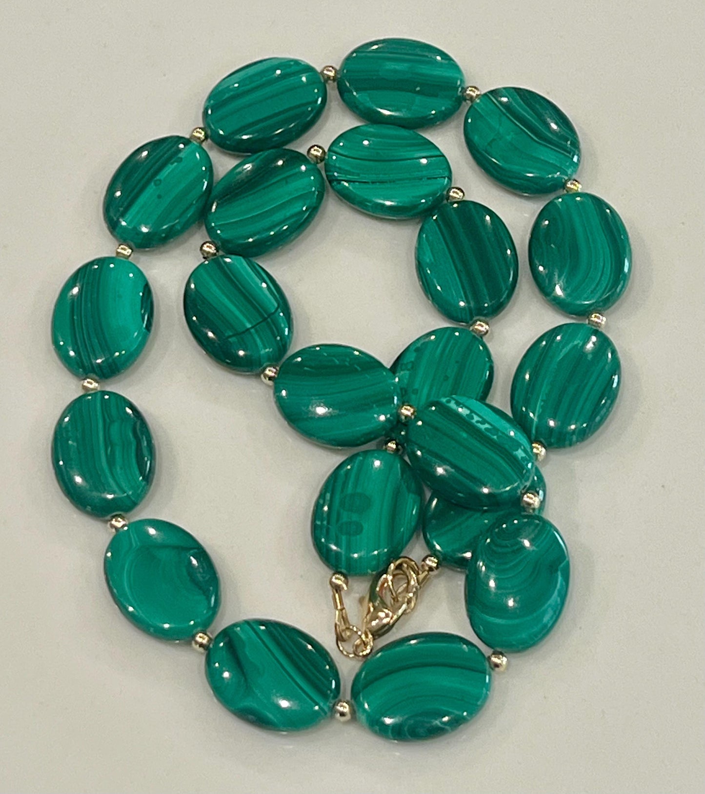 Malachite Beaded Necklace