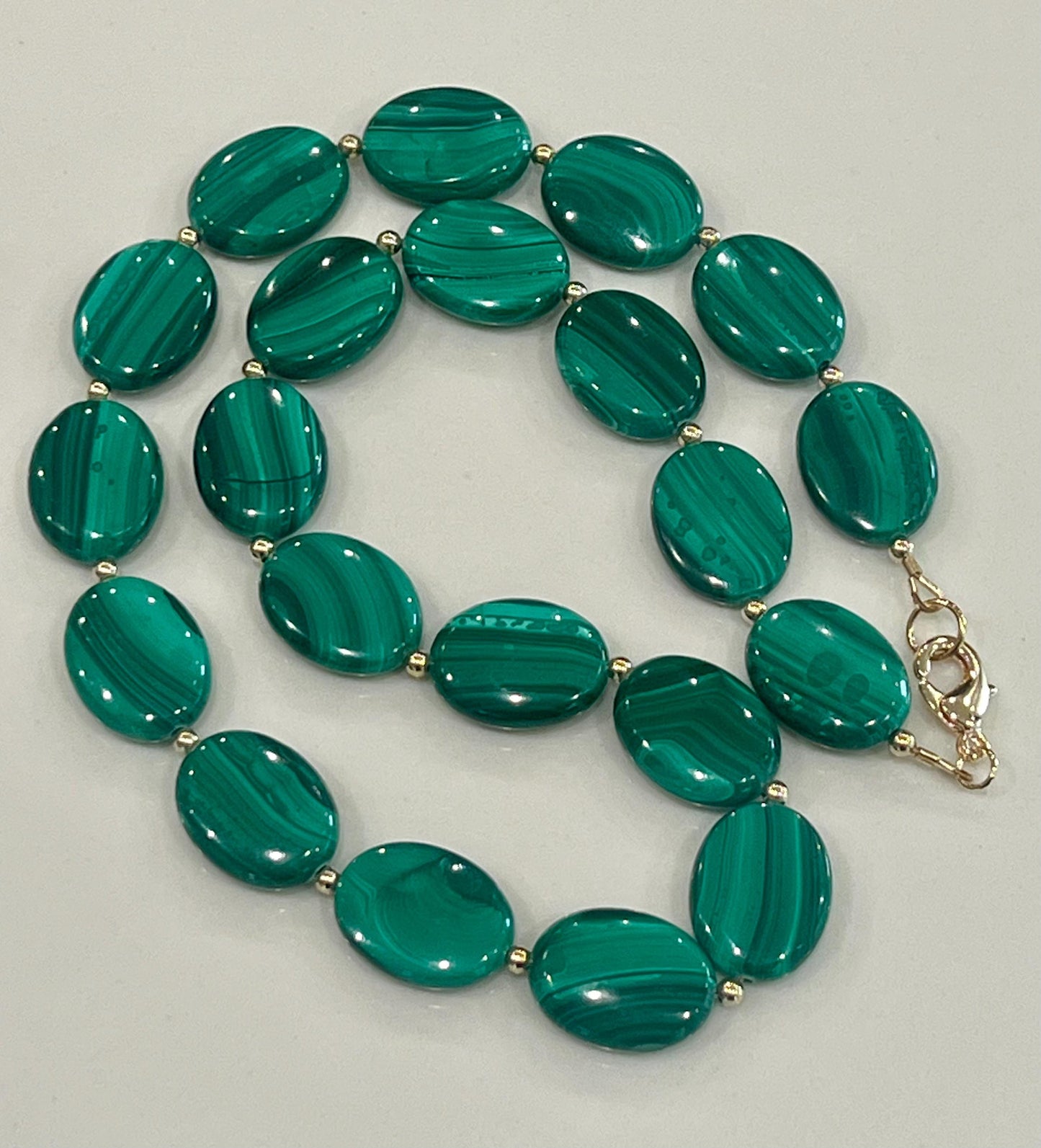 Malachite Beaded Necklace