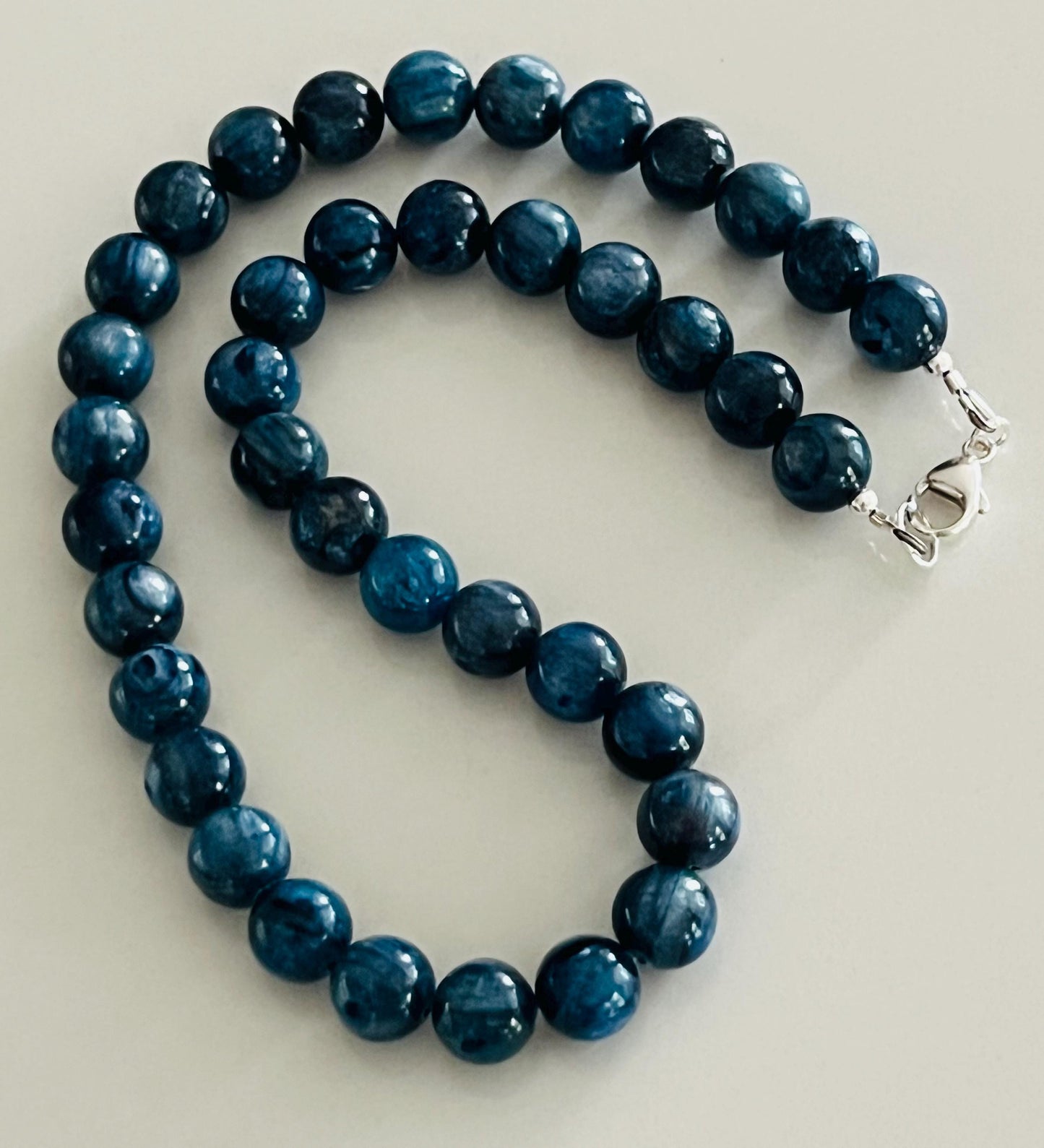Kyanite Beaded Necklace