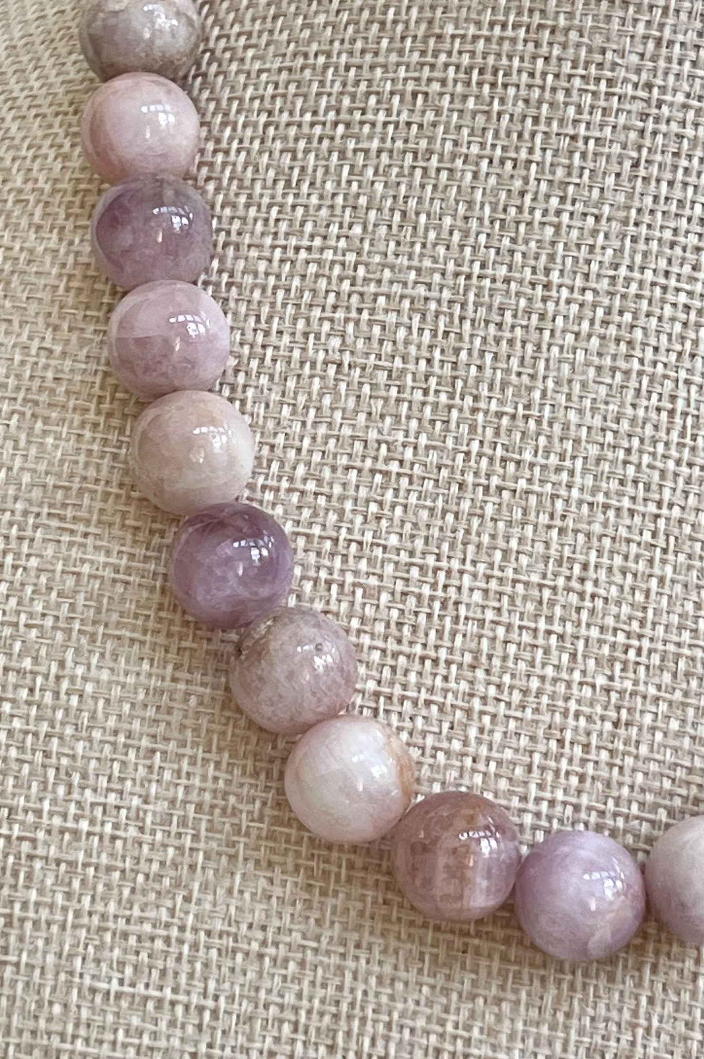 Kunzite Beaded Necklace