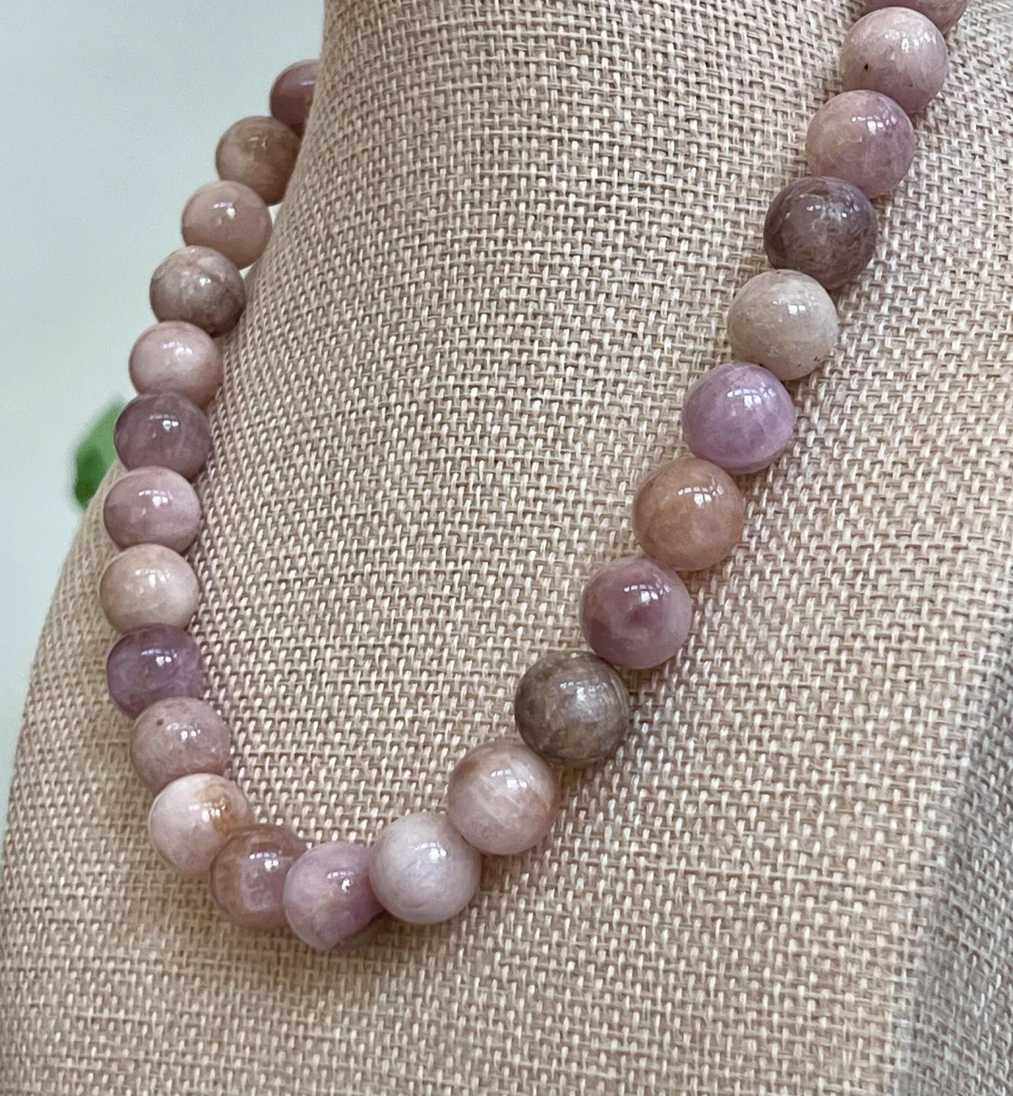Kunzite Beaded Necklace