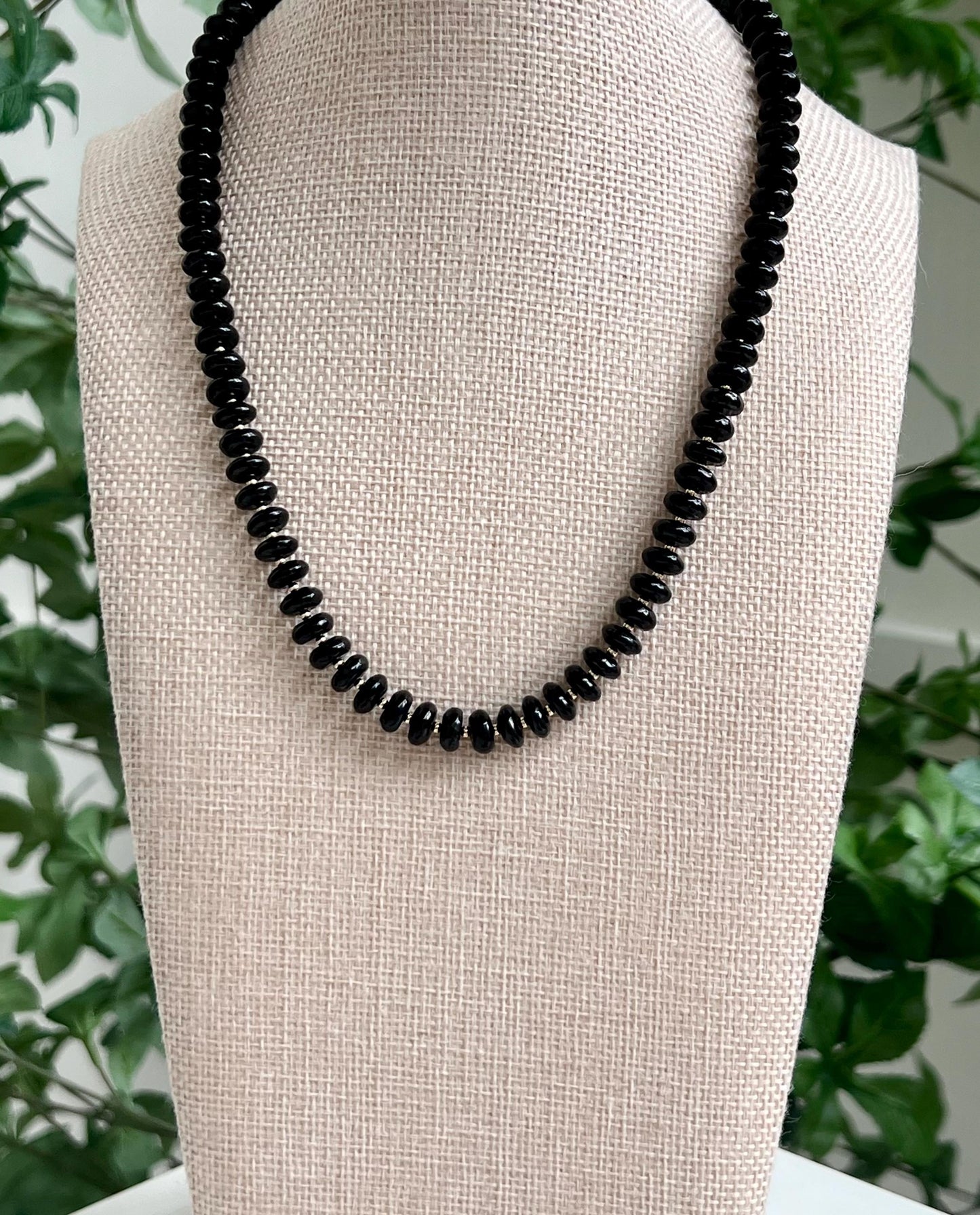 Shungite Beaded Necklace