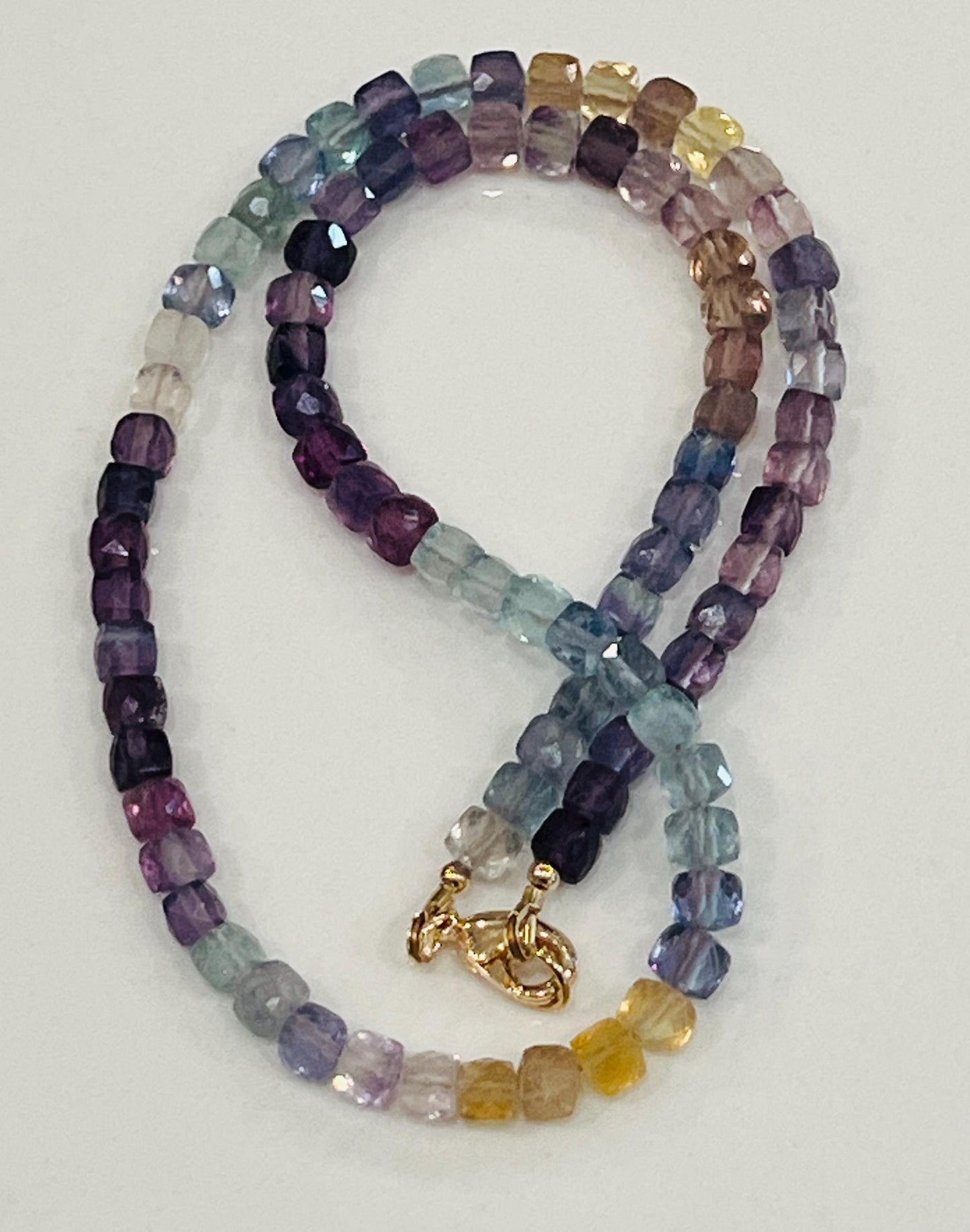 Fluorite Beaded Necklace