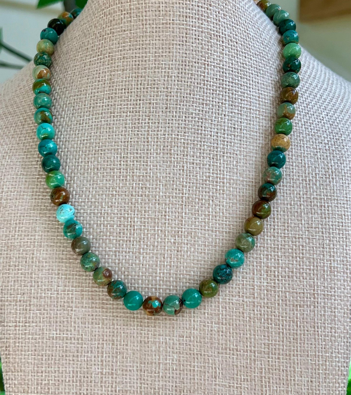 Turquoise Beaded Necklace