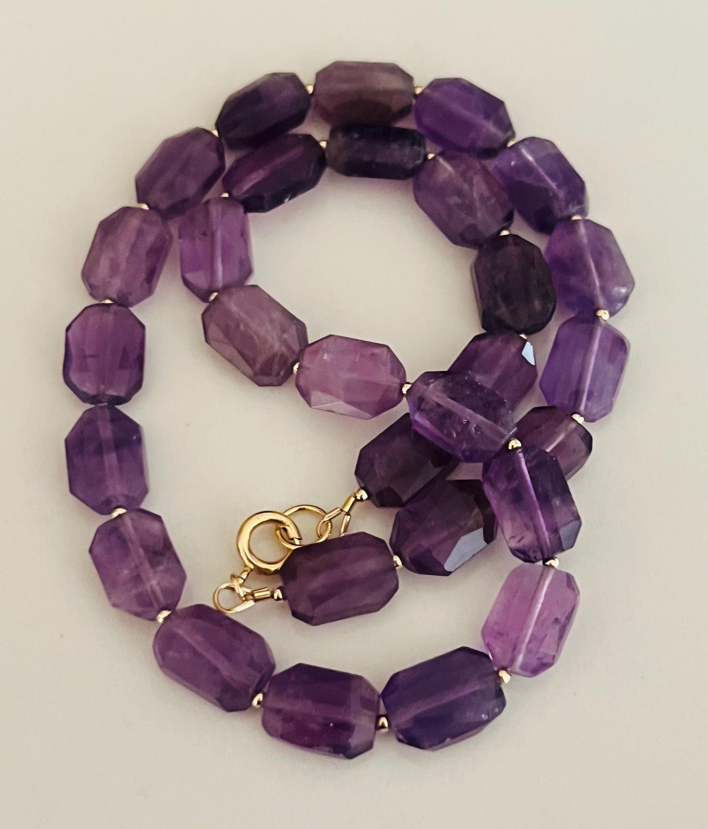 Amethyst Beaded Necklace