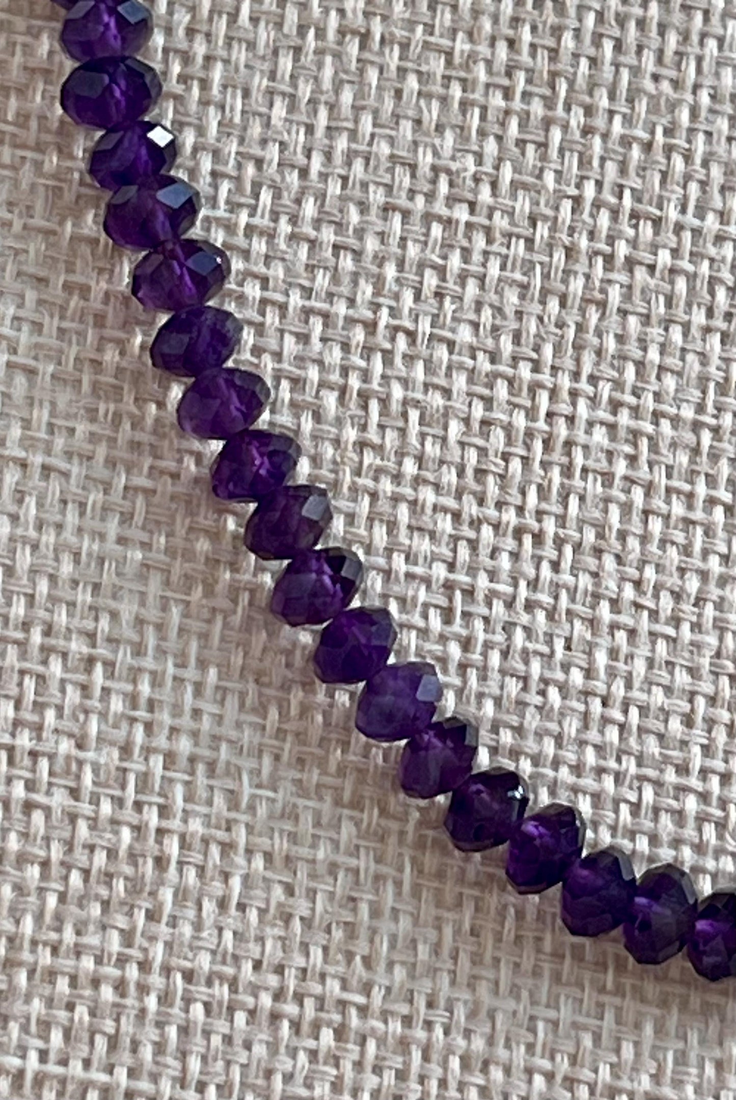 Amethyst Beaded Necklace