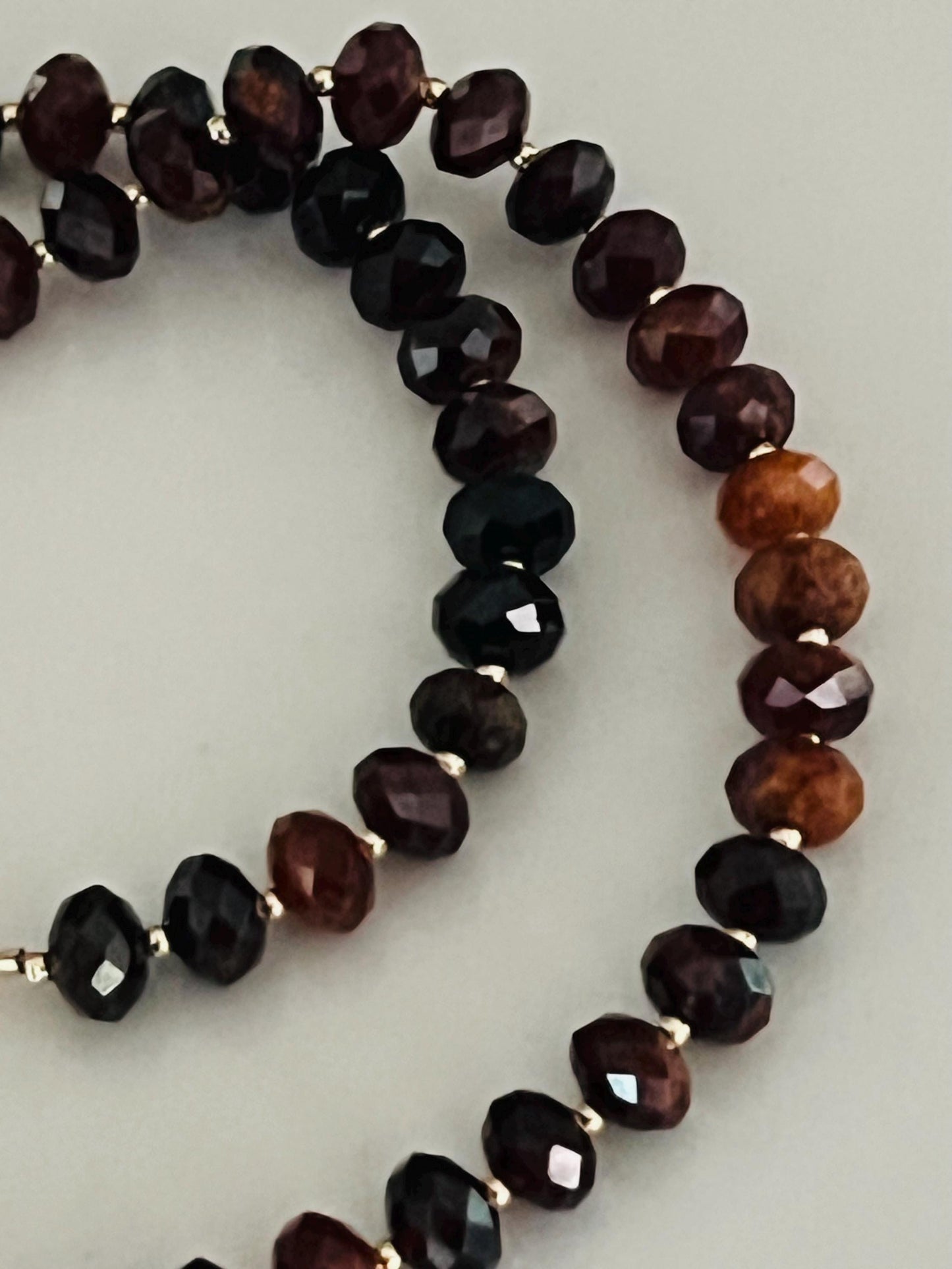 Hessonite Beaded Necklace
