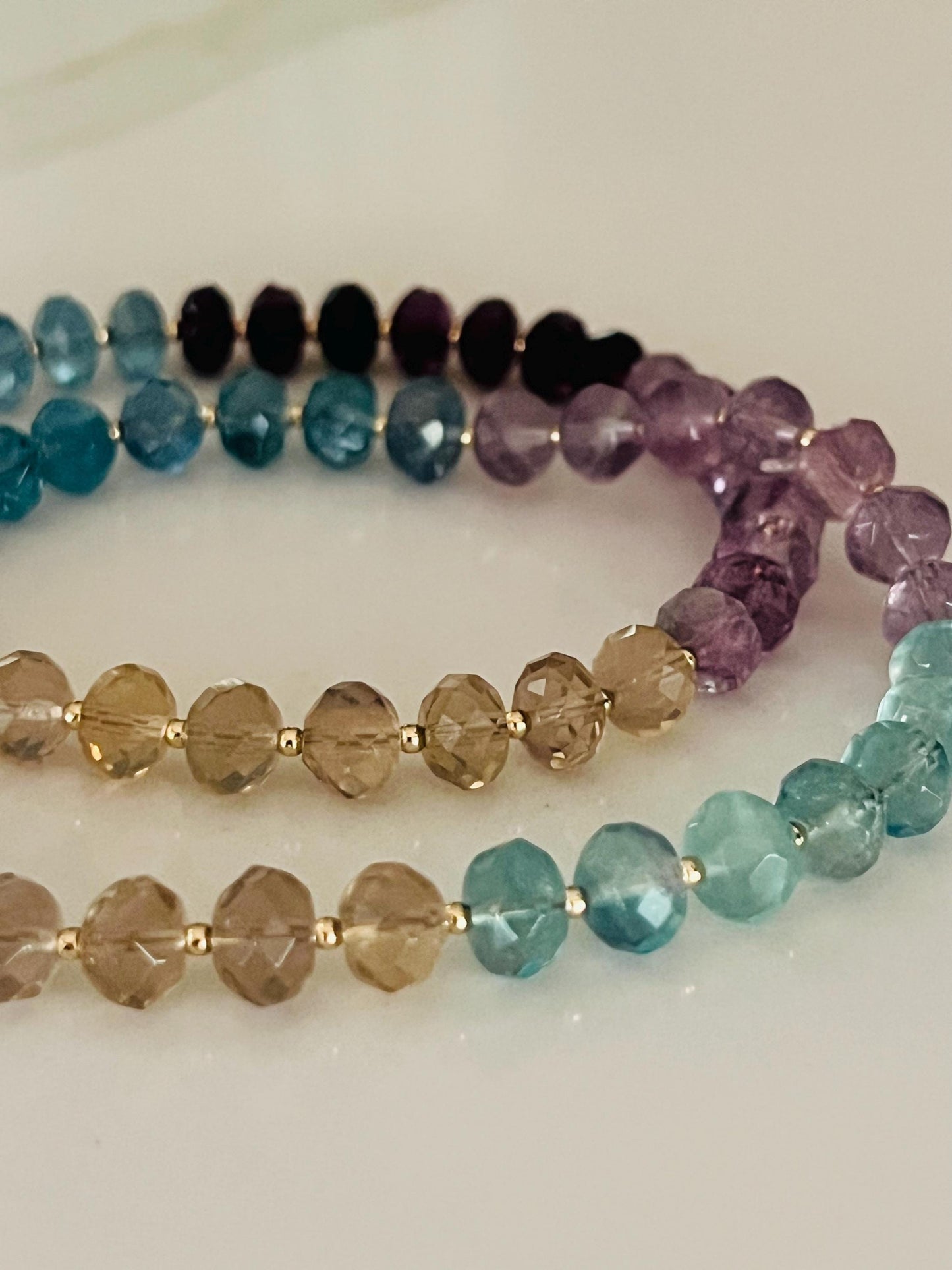 Fluorite Beaded Necklace