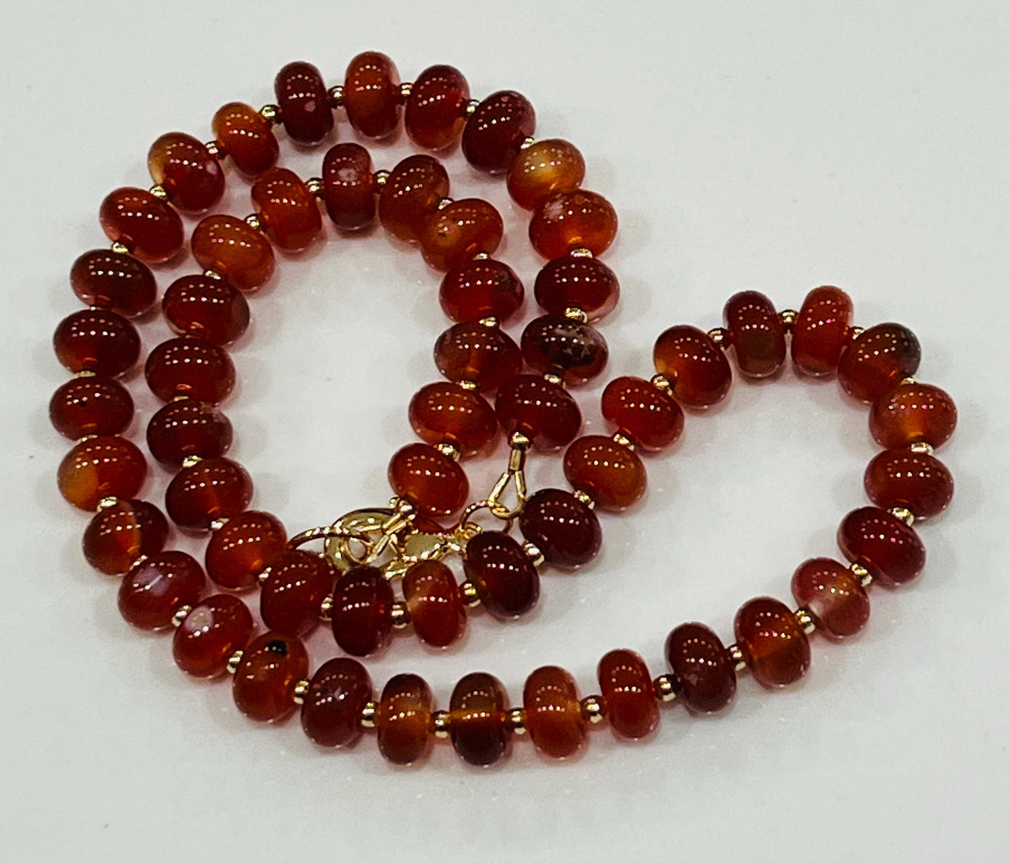 Carnelian Beaded Necklace