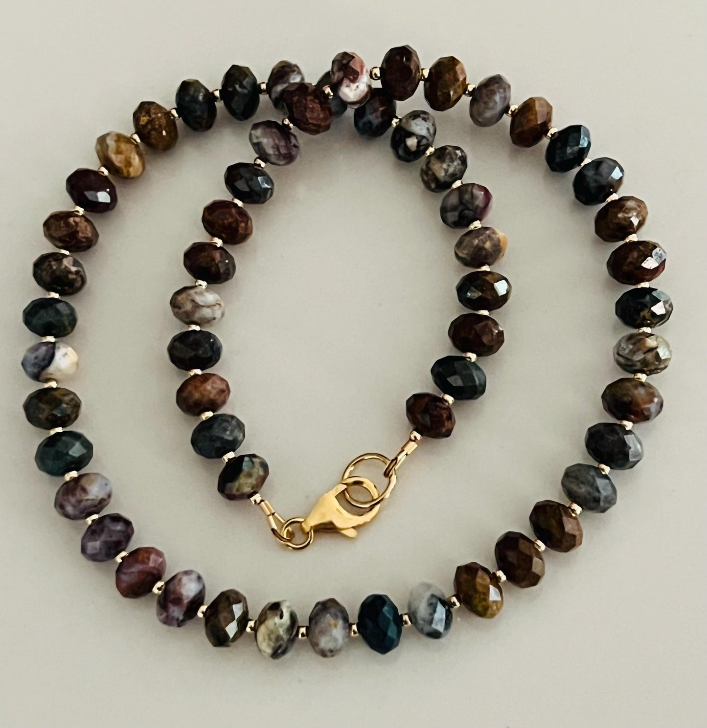 Pietersite Beaded Necklace