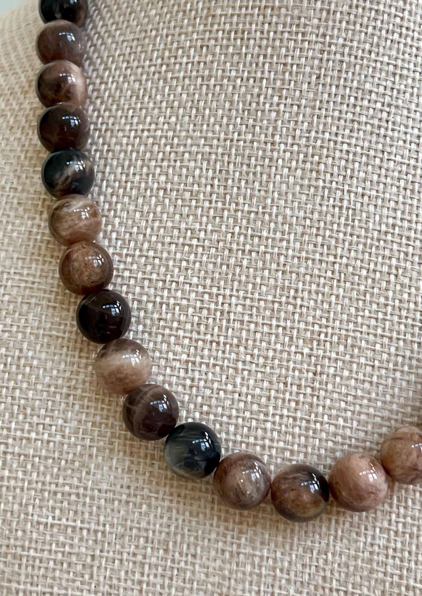 Moonstone Beaded Necklace