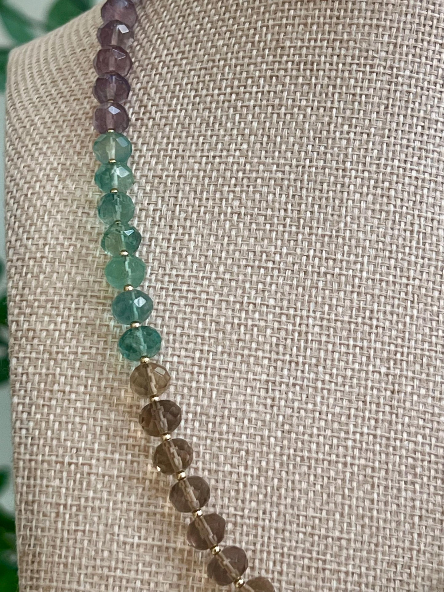 Fluorite Beaded Necklace