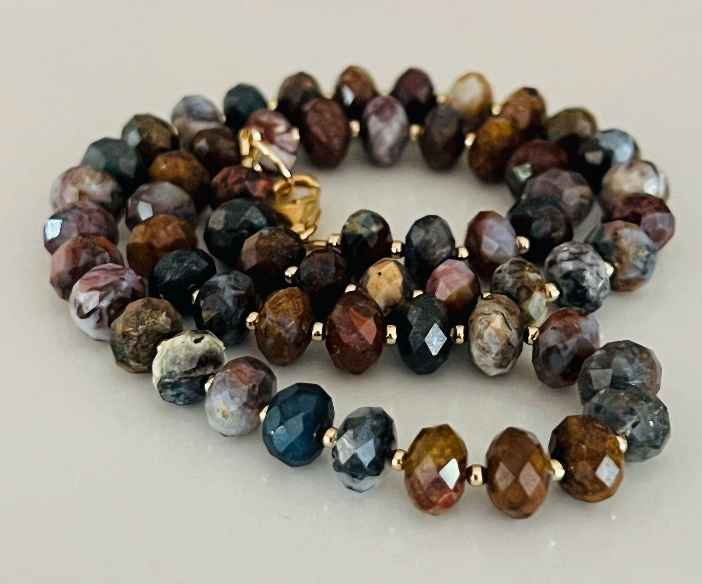 Pietersite Beaded Necklace