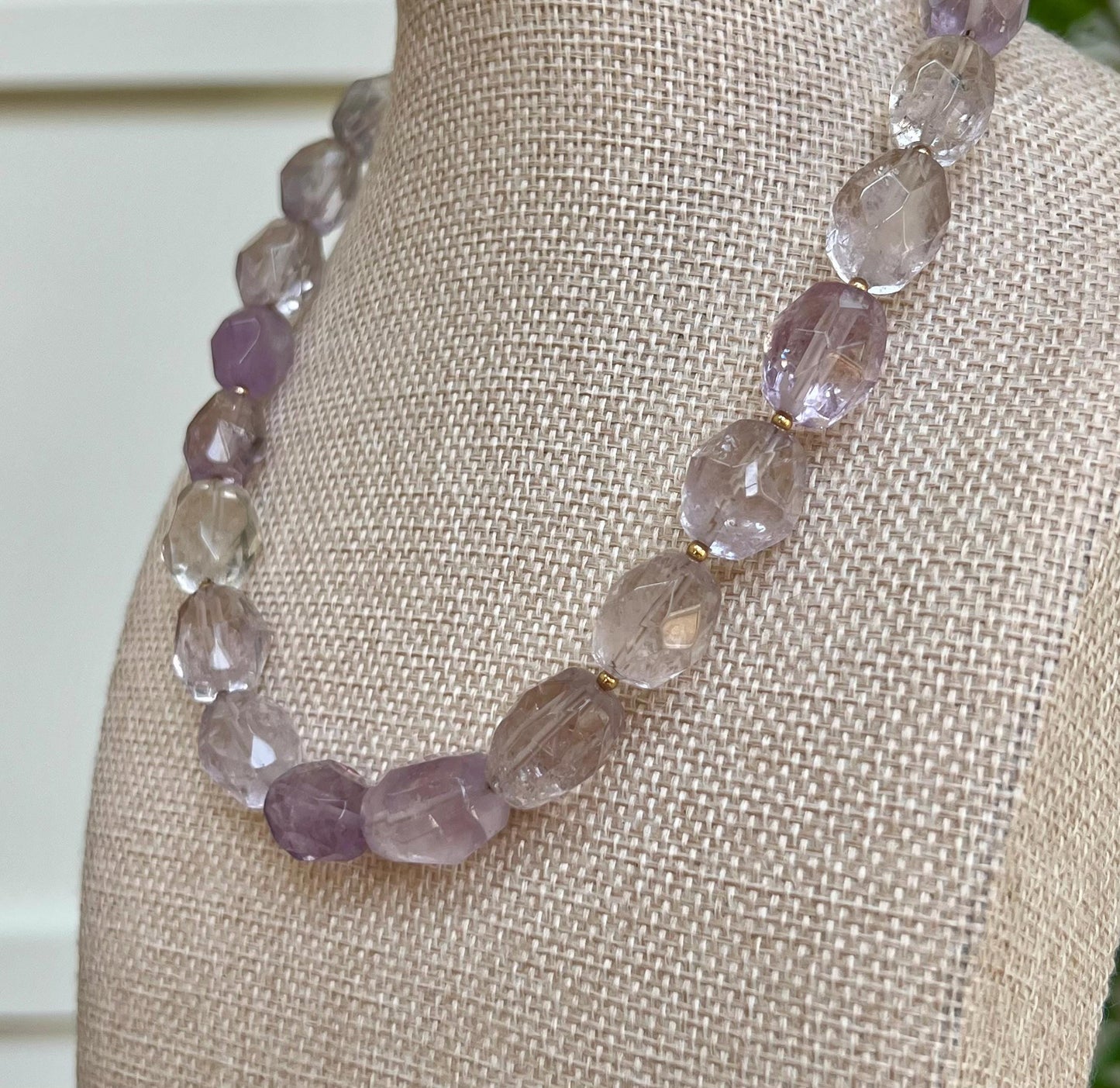 Amethyst Beaded Necklace