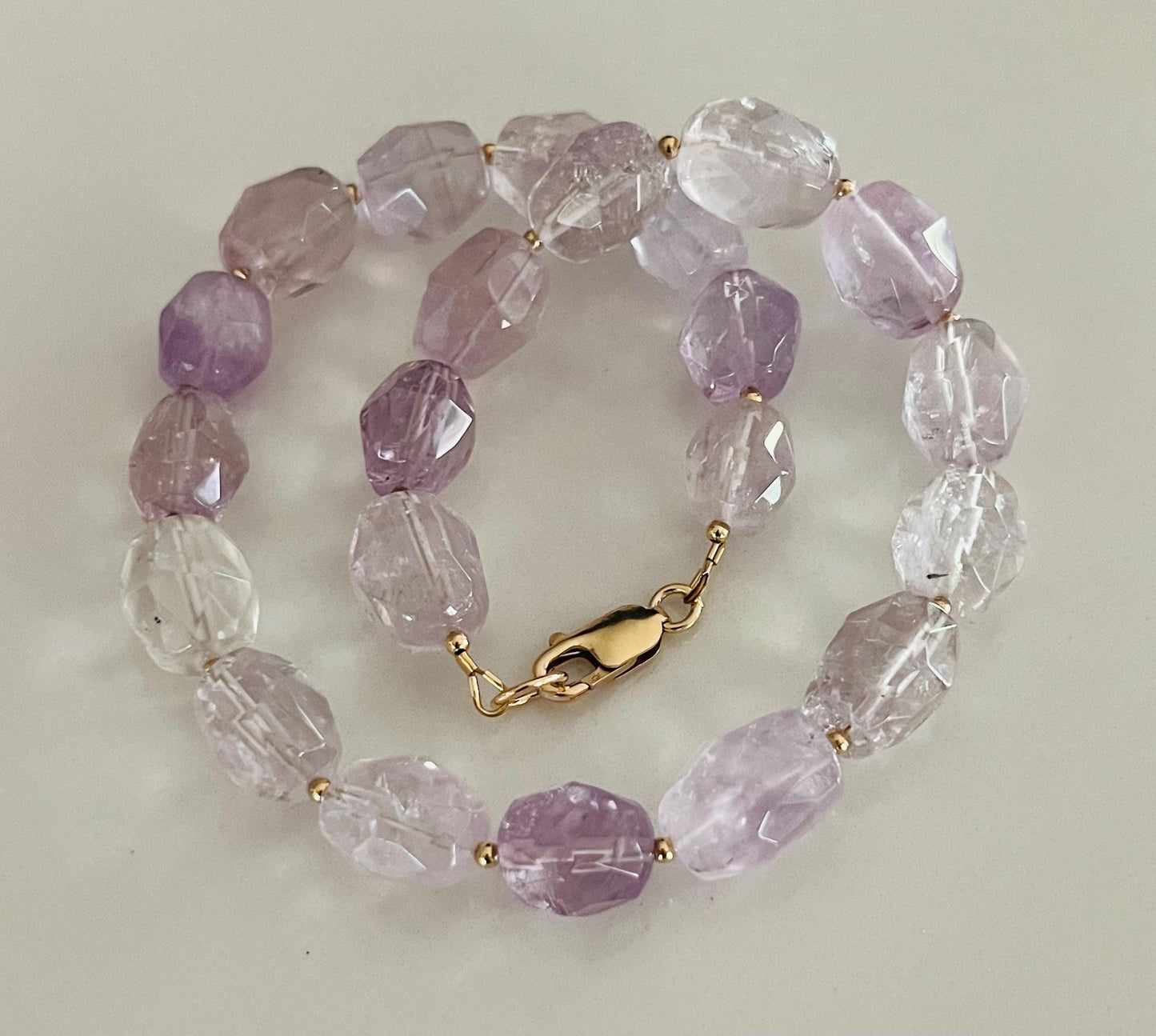 Amethyst Beaded Necklace