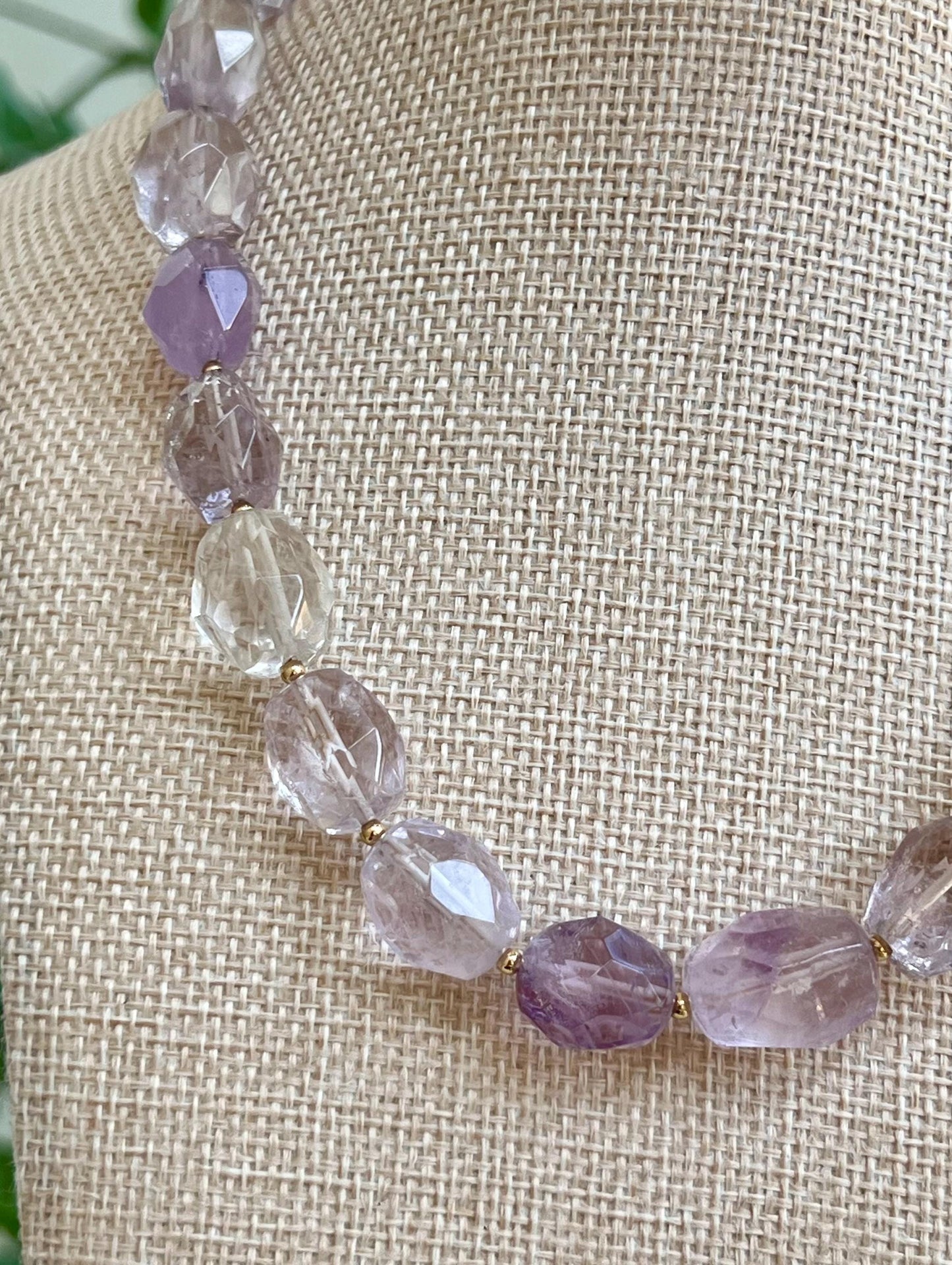 Amethyst Beaded Necklace