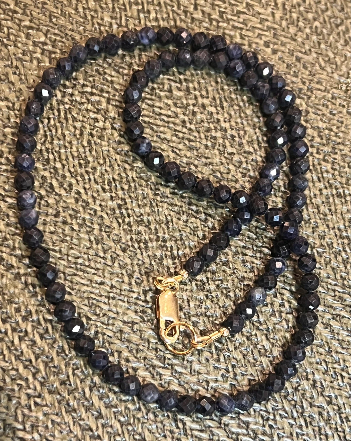 Sapphire Beaded Necklace