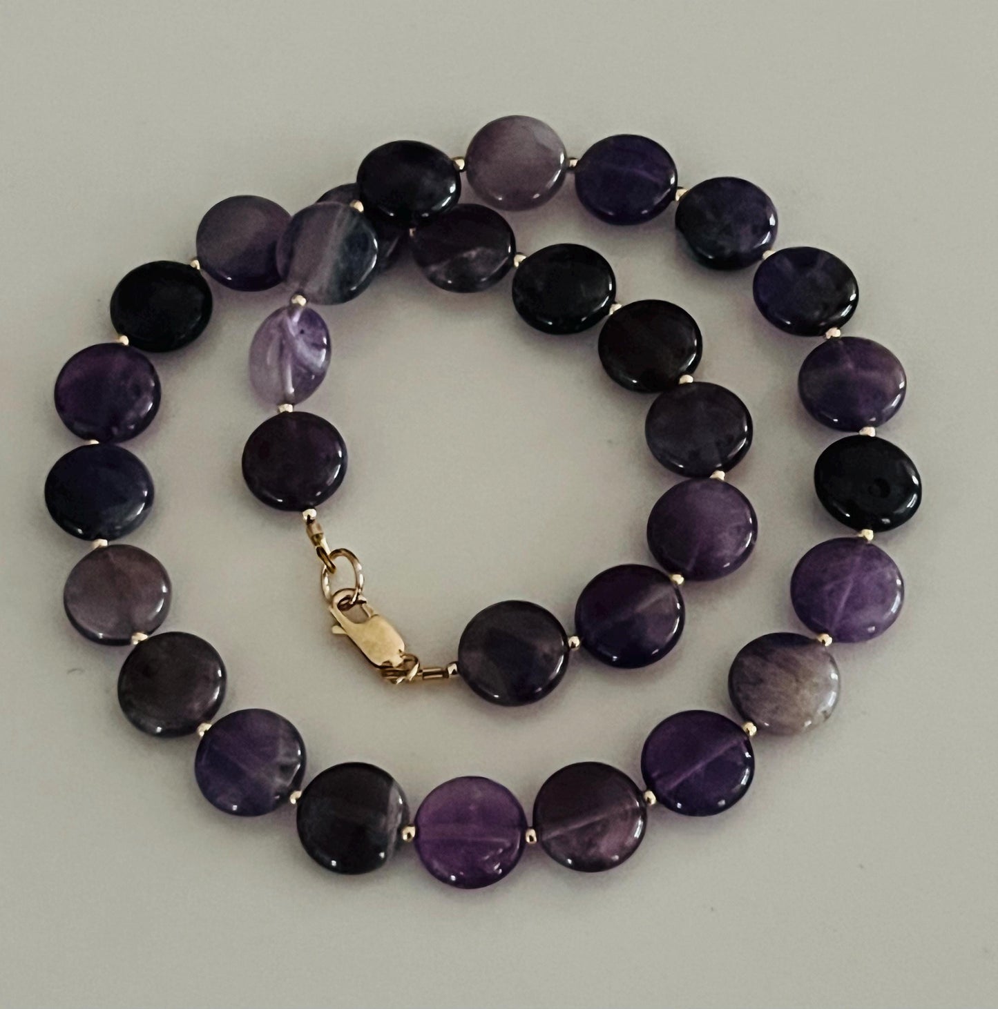 Amethyst Beaded Necklace