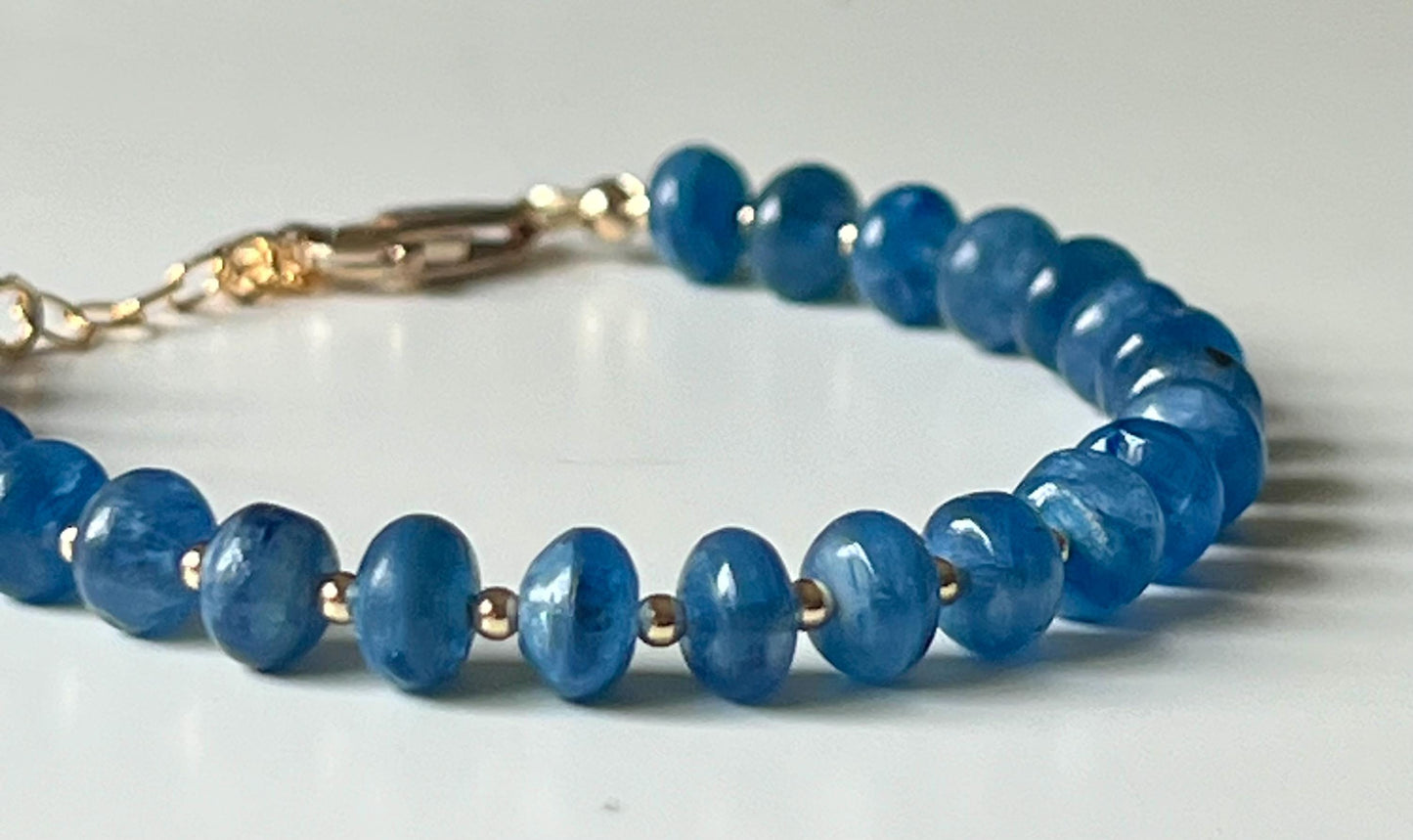 Kyanite Beaded Bracelet