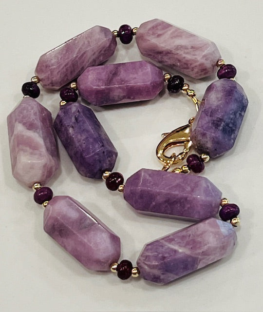Lepidolite Beaded Necklace