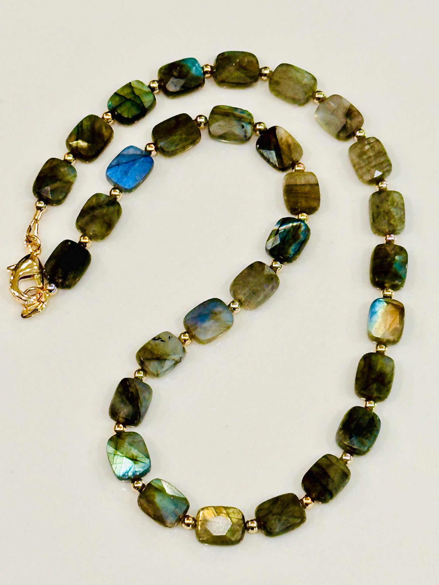 Labradorite Beaded Necklace