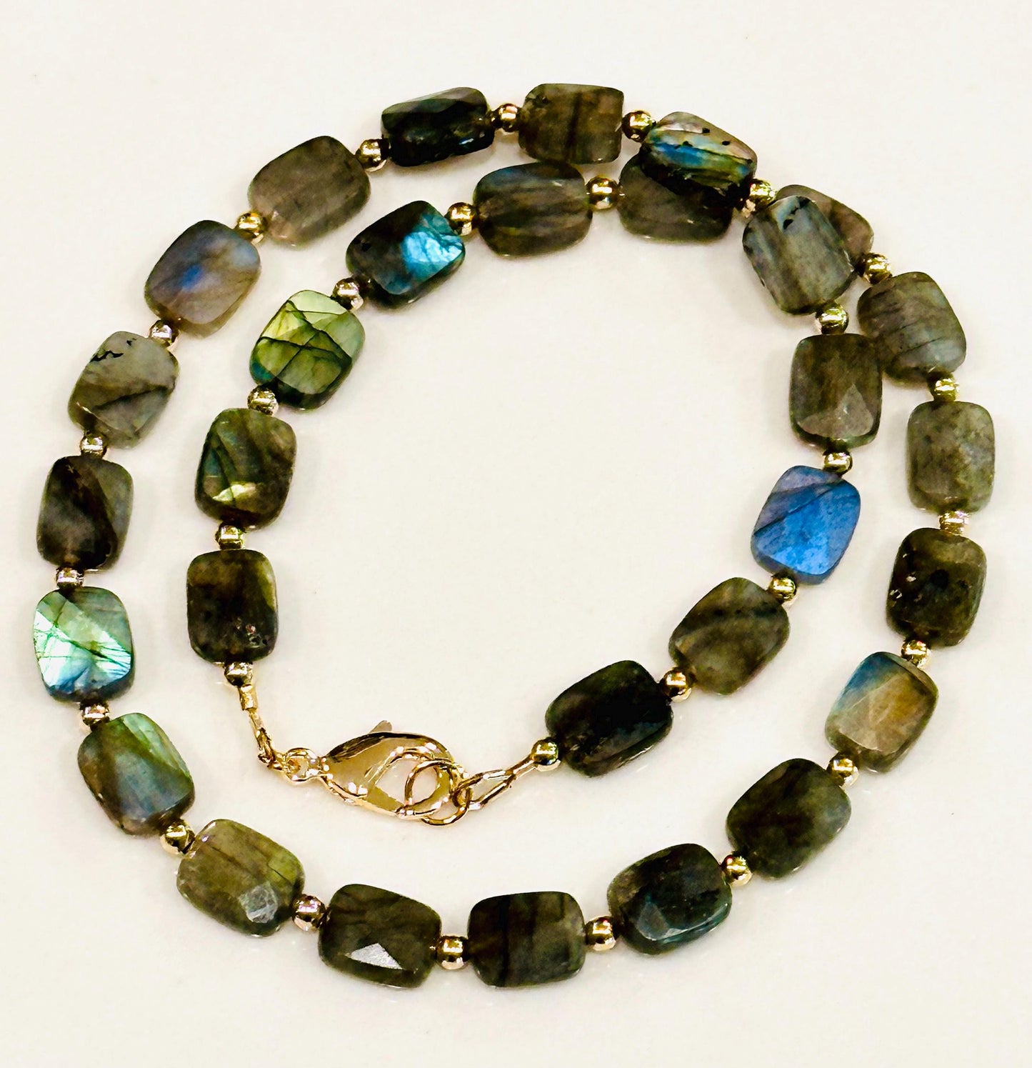 Labradorite Beaded Necklace