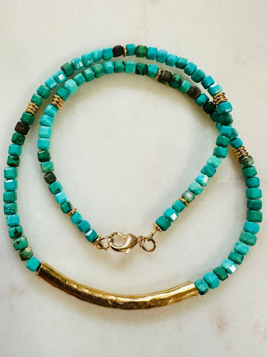 Turquoise Beaded Necklace