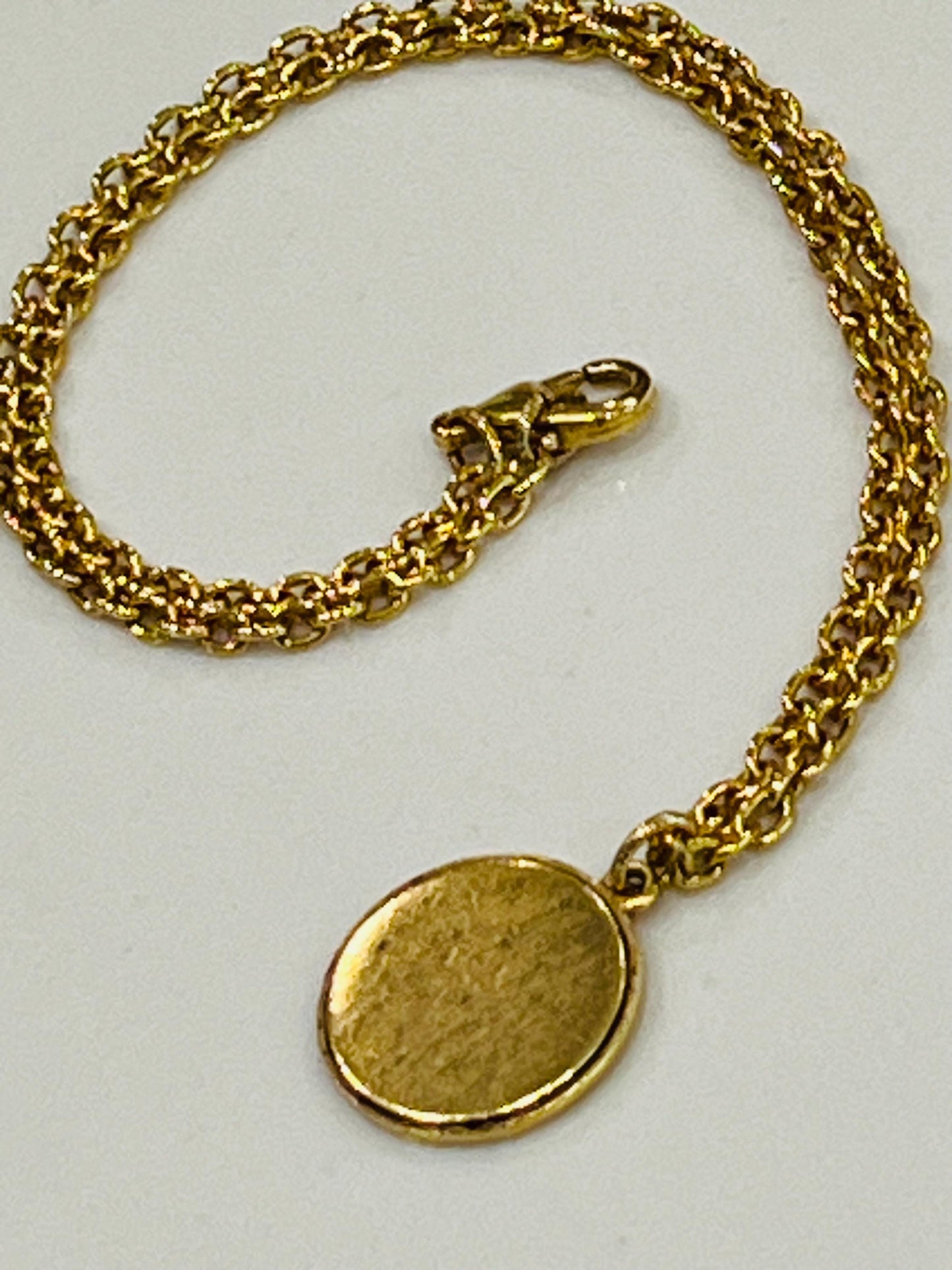 Gold, Silver, or Copper Small Classic Cable Chain Coin Layering Necklace