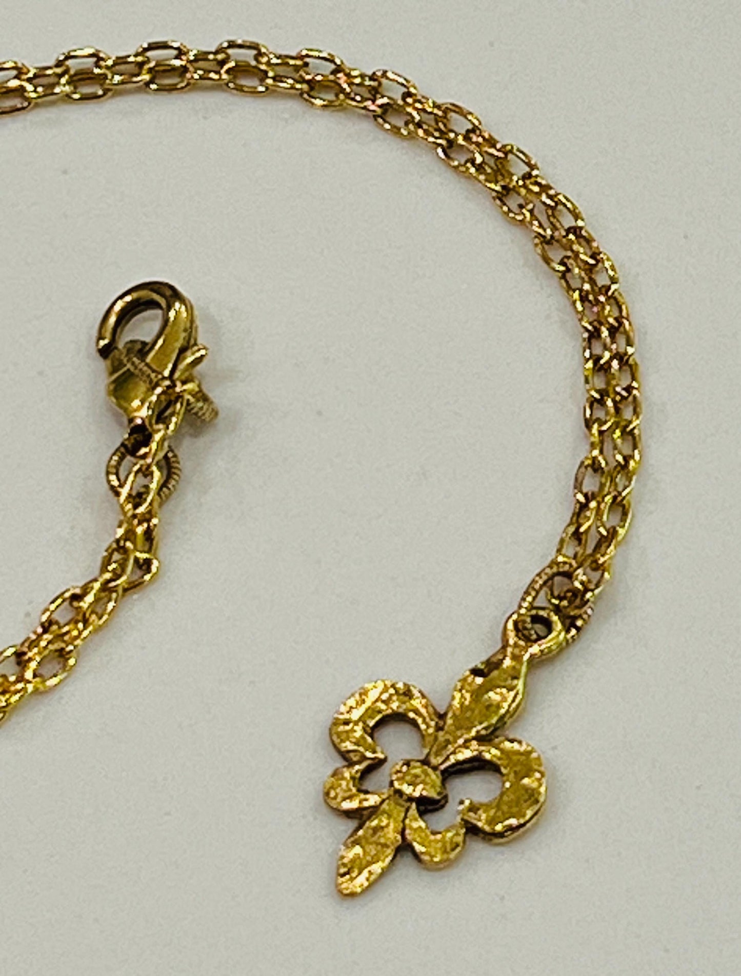 Gold or Silver Delicate Paperclip Layering Necklace