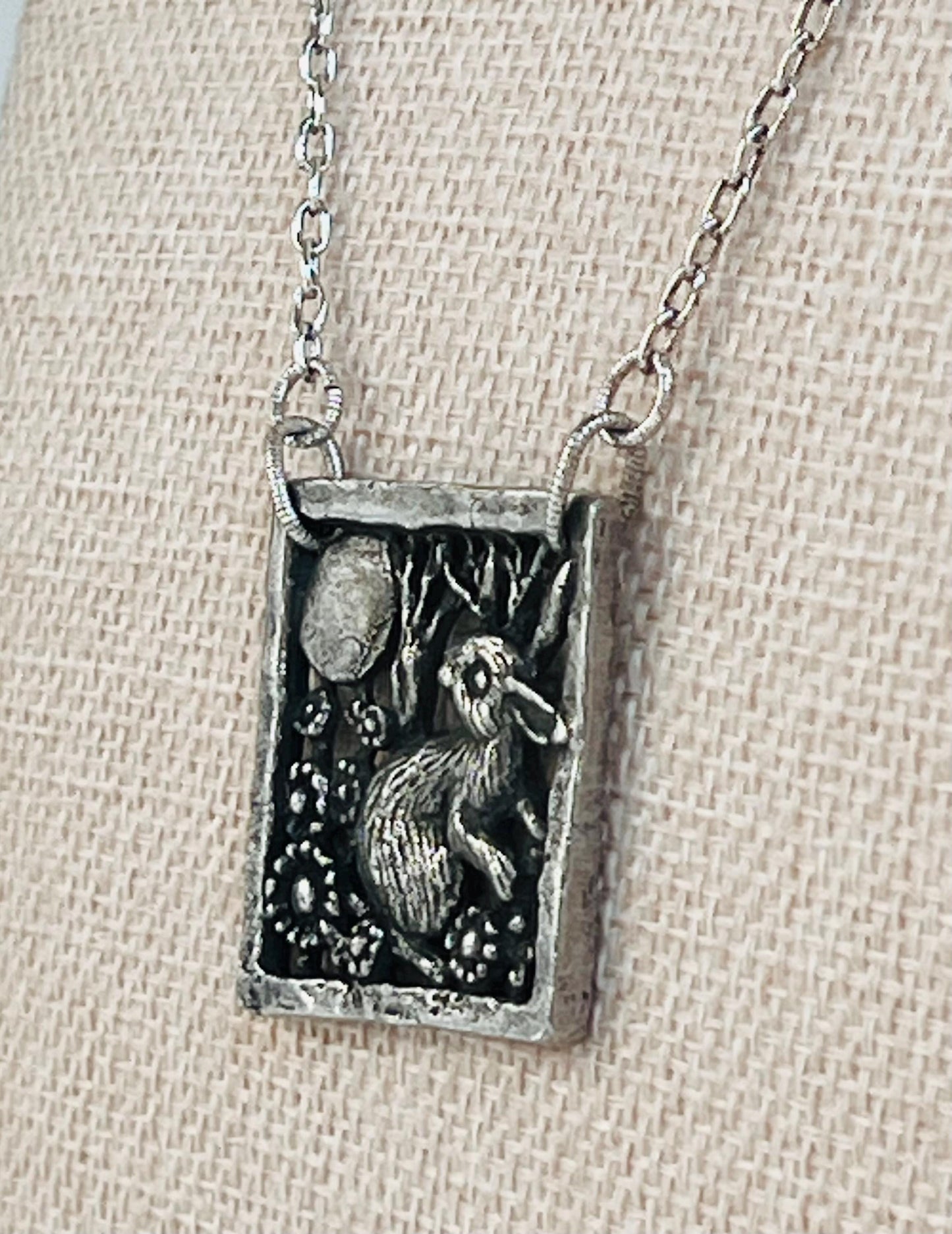 Rabbit in the Moonlight Necklace
