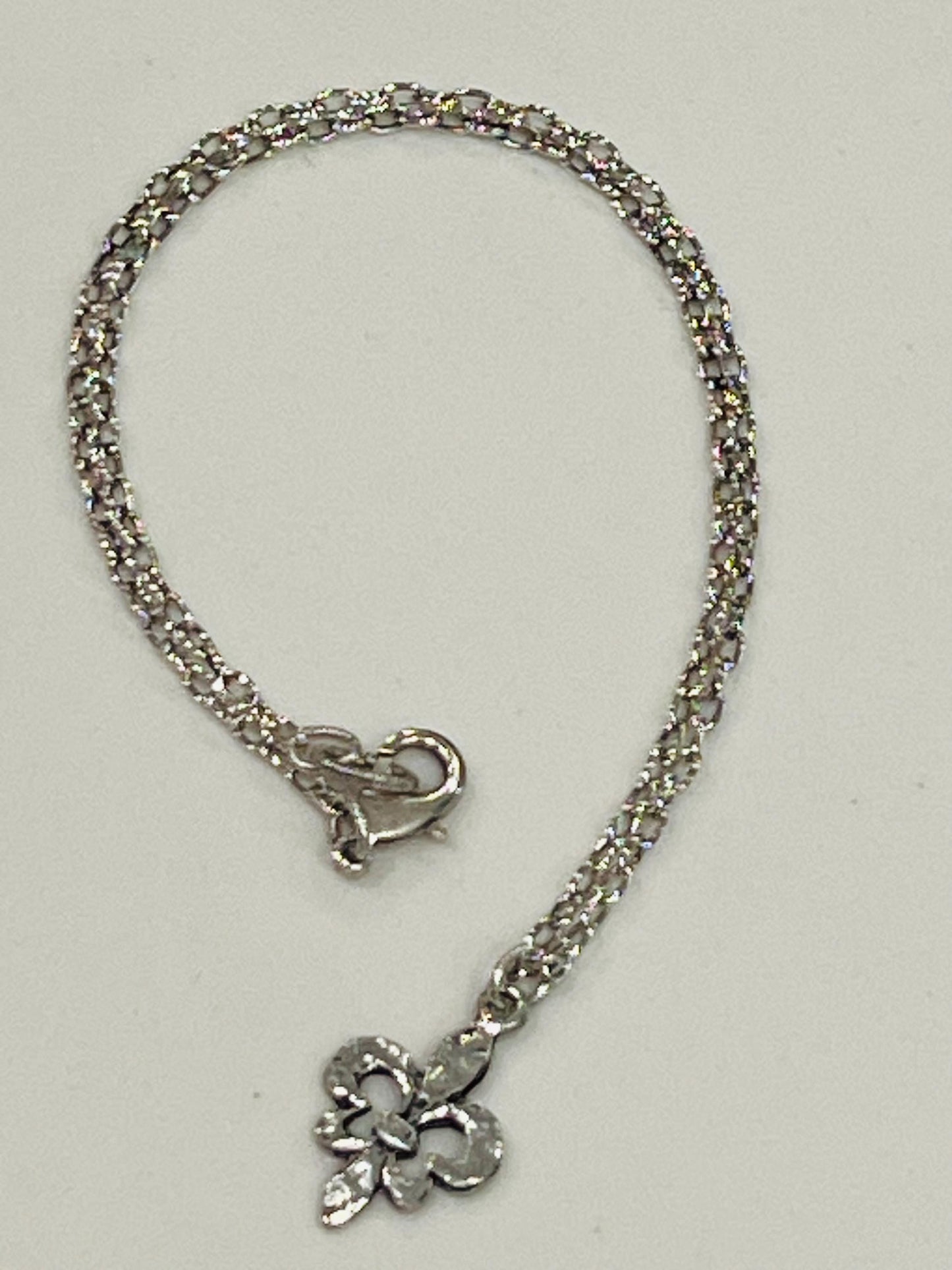 Gold or Silver Delicate Paperclip Layering Necklace