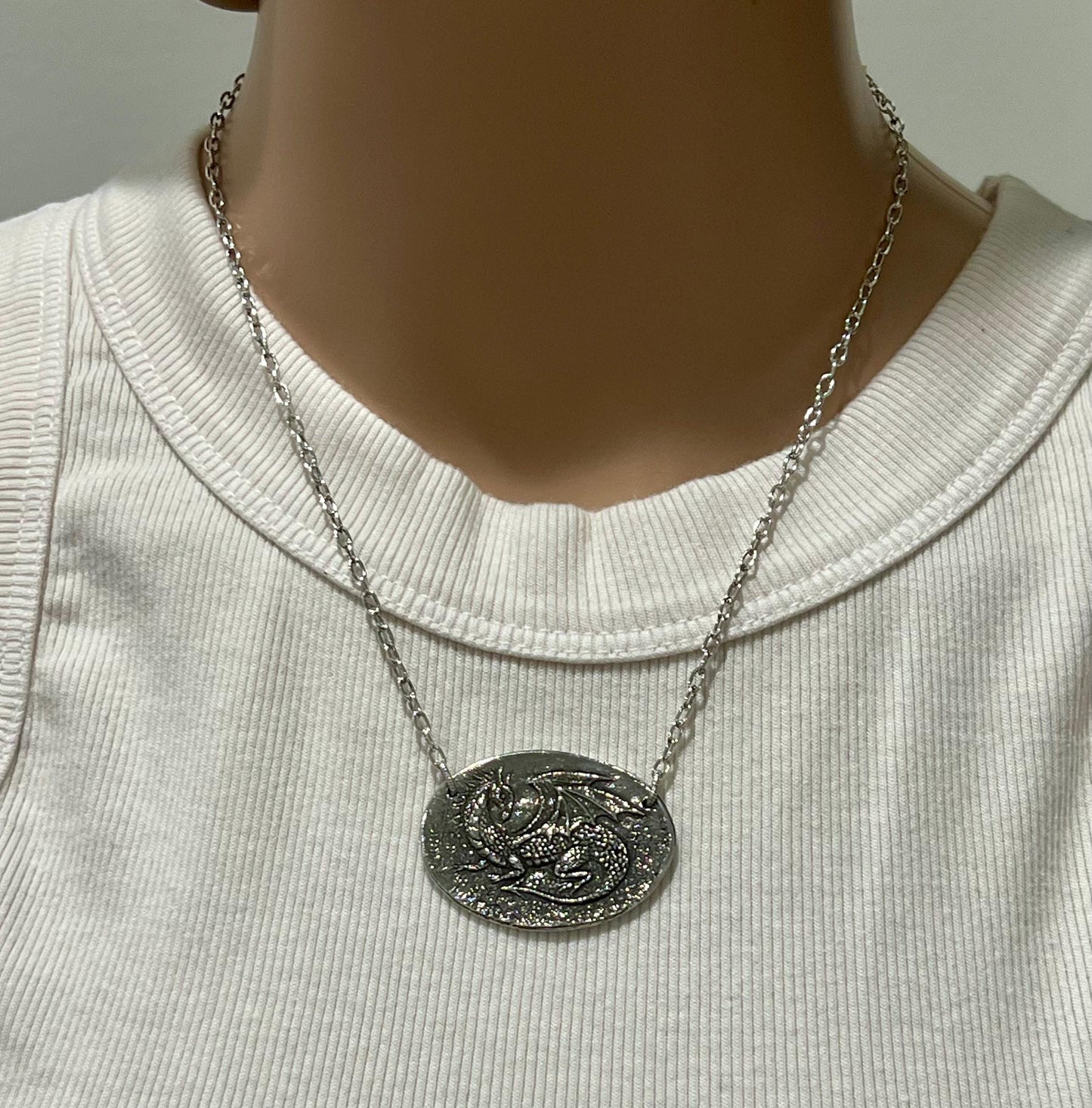 Green Girl Studios Dragon Pendant Necklace