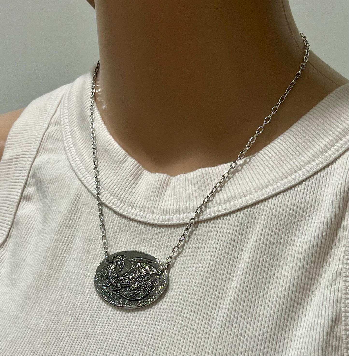 Green Girl Studios Dragon Pendant Necklace