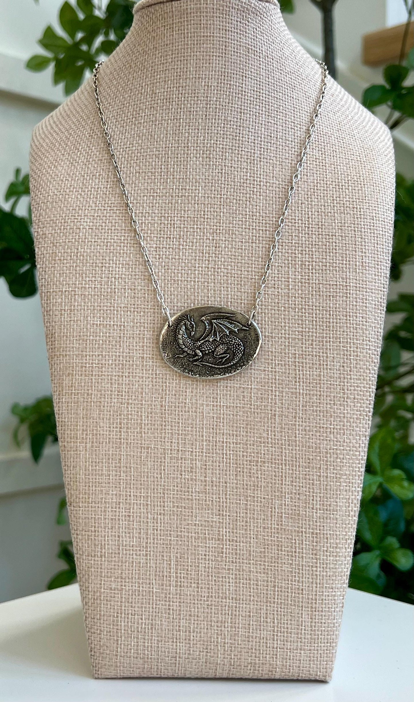 Green Girl Studios Dragon Pendant Necklace