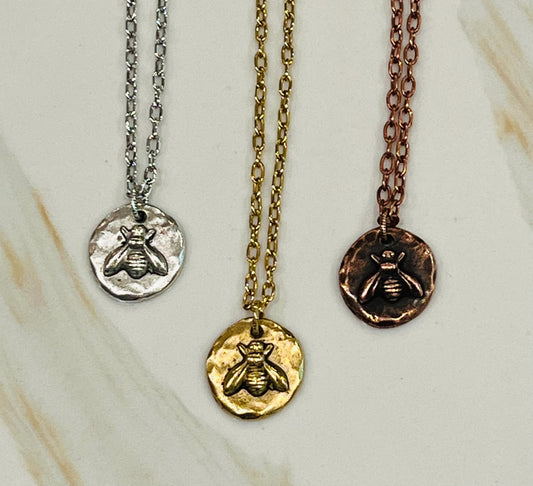 Bee Pendant Necklace