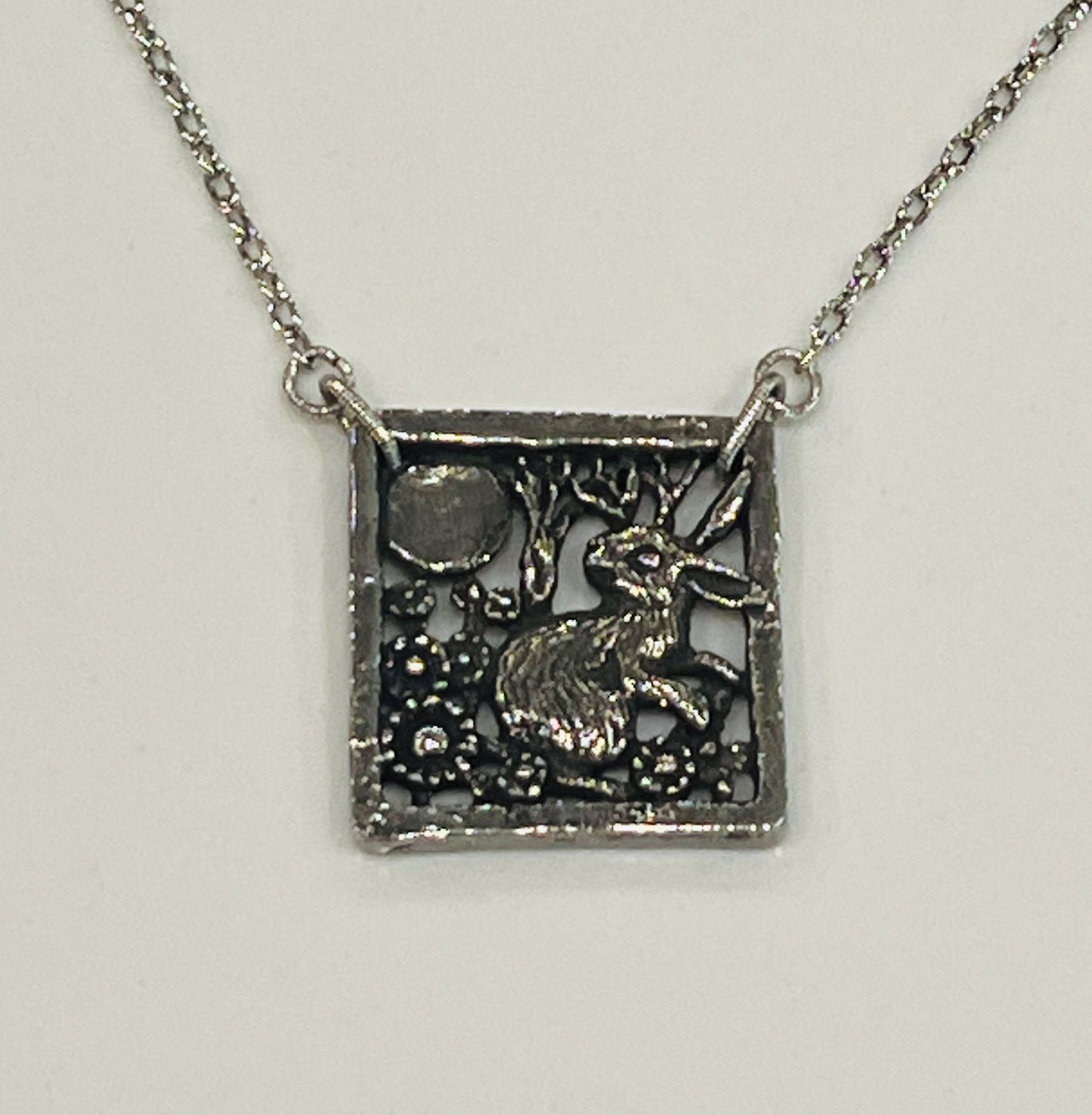 Rabbit in the Moonlight Necklace