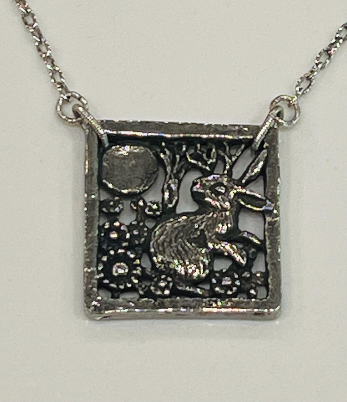 Rabbit in the Moonlight Necklace