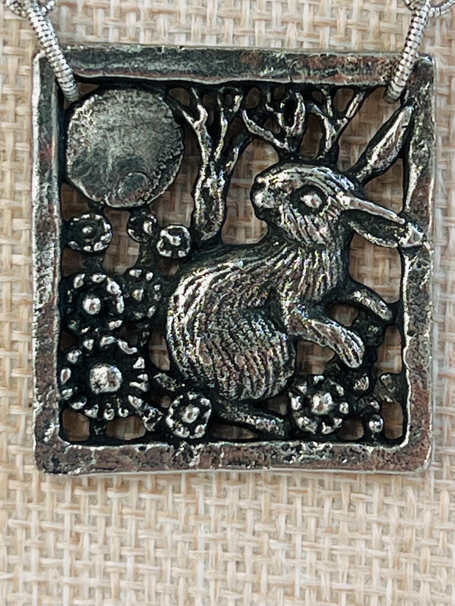 Rabbit in the Moonlight Necklace